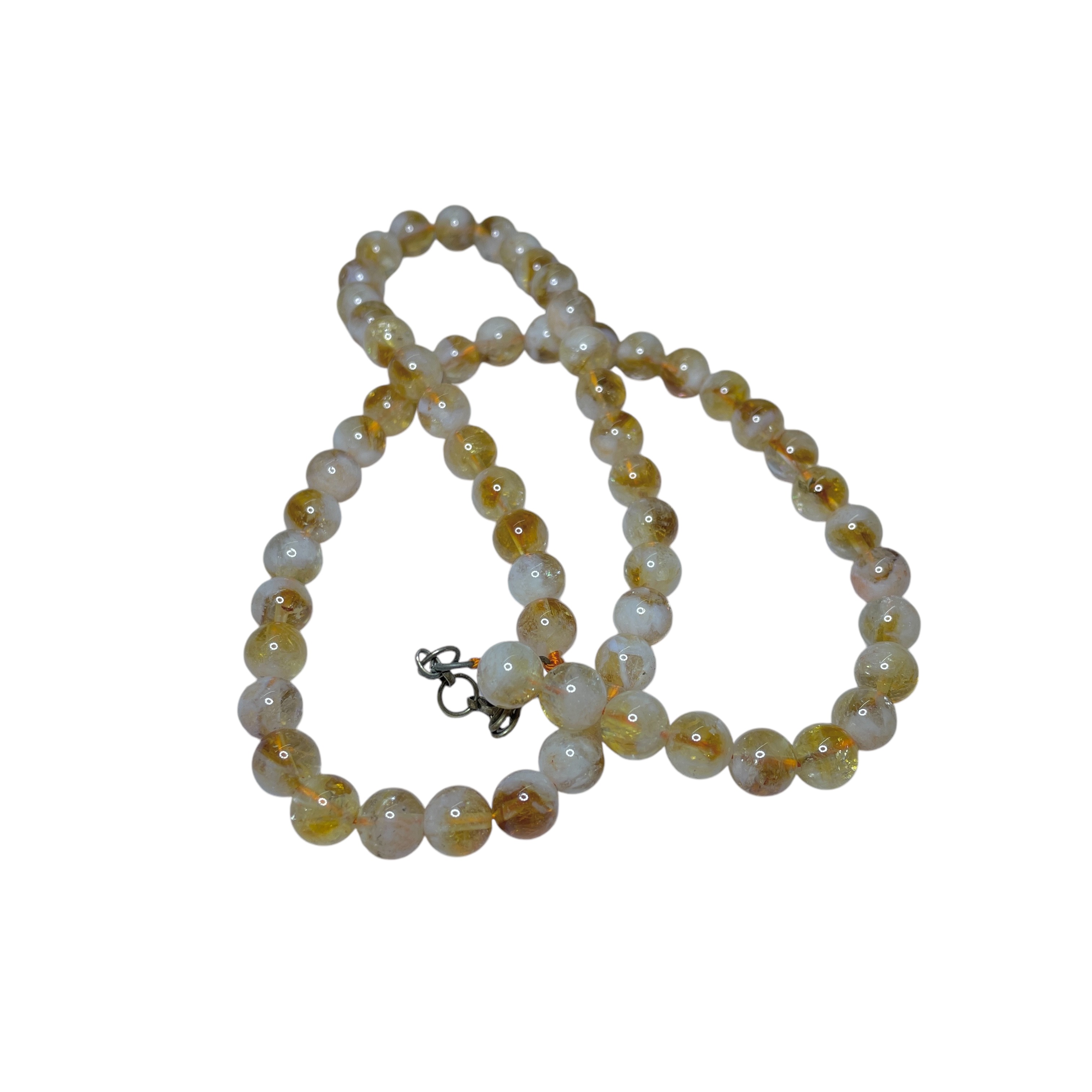 Citrine Crystal Necklace. Discover the Power of Natural Crystals with Rocksmins: Elegantly Crafted Crystal Necklaces Infused with Authentic Energies for Enhanced Well-Being and Spiritual Growth