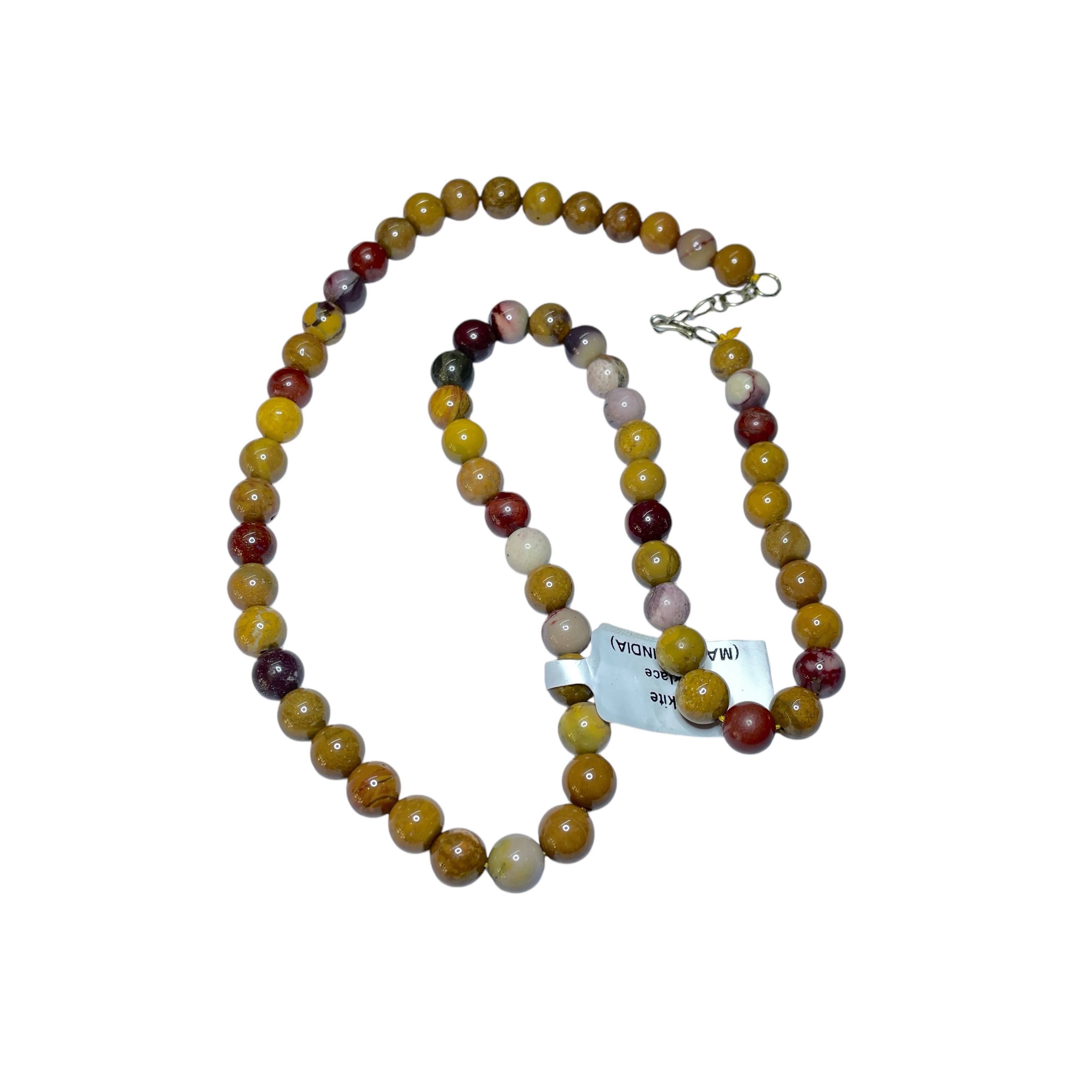 Mookaite Crystal Necklace. Discover the Power of Natural Crystals with Rocksmins: Elegantly Crafted Crystal Necklaces Infused with Authentic Energies for Enhanced Well-Being and Spiritual Growth