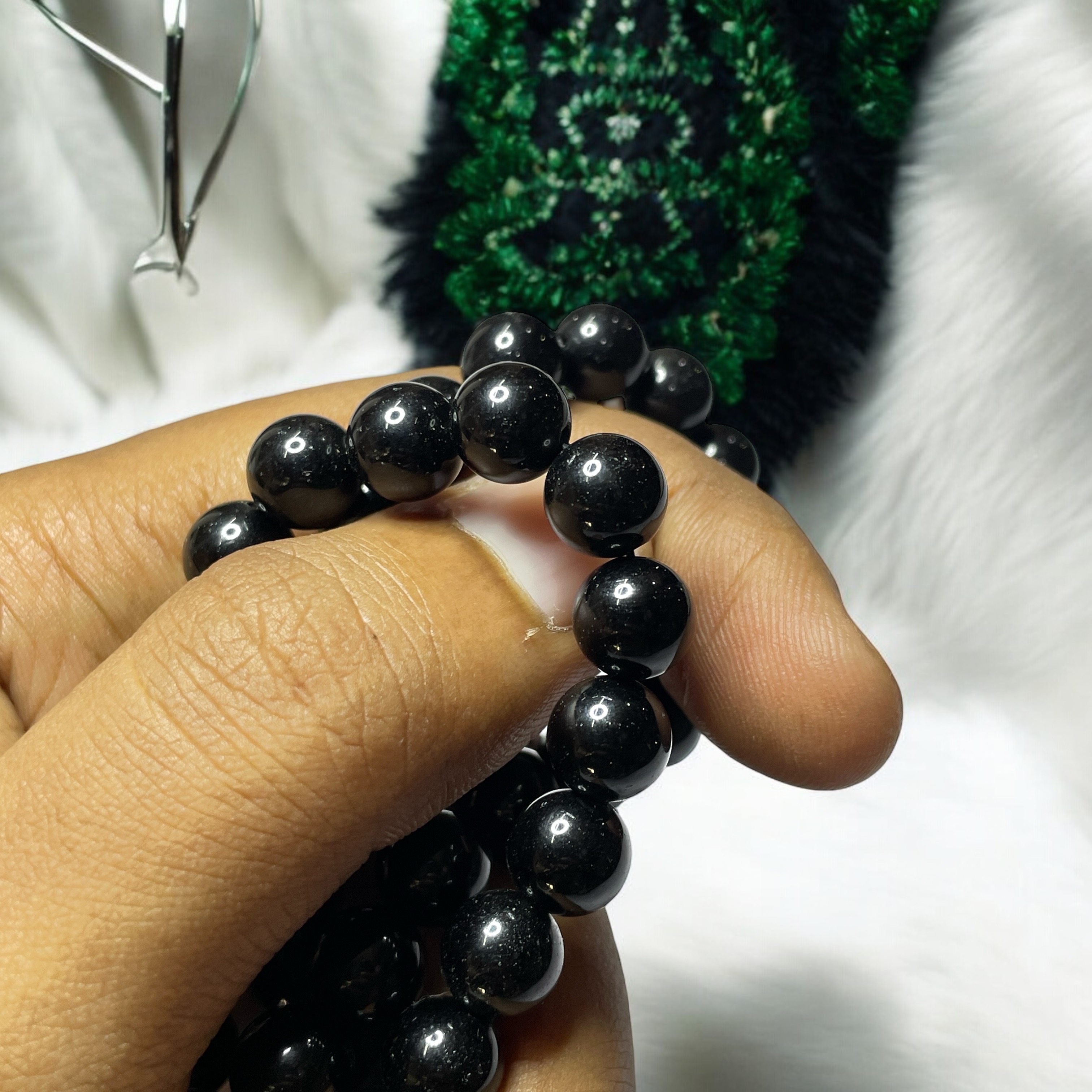 Obsidian Black Crystal Necklace. Discover the Power of Natural Crystals with Rocksmins: Elegantly Crafted Crystal Necklaces Infused with Authentic Energies for Enhanced Well-Being and Spiritual Growth