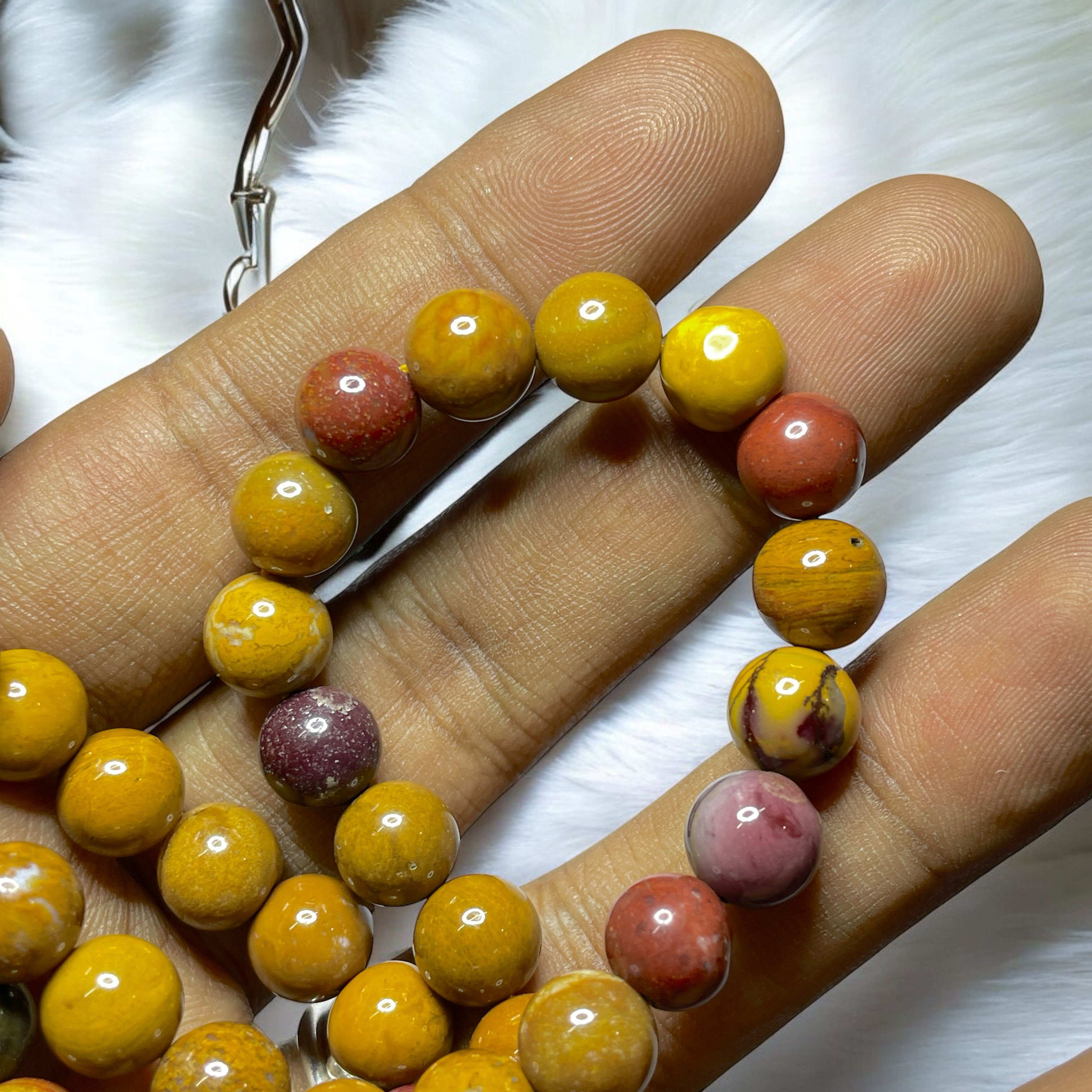 Mookaite Crystal Necklace. Discover the Power of Natural Crystals with Rocksmins: Elegantly Crafted Crystal Necklaces Infused with Authentic Energies for Enhanced Well-Being and Spiritual Growth
