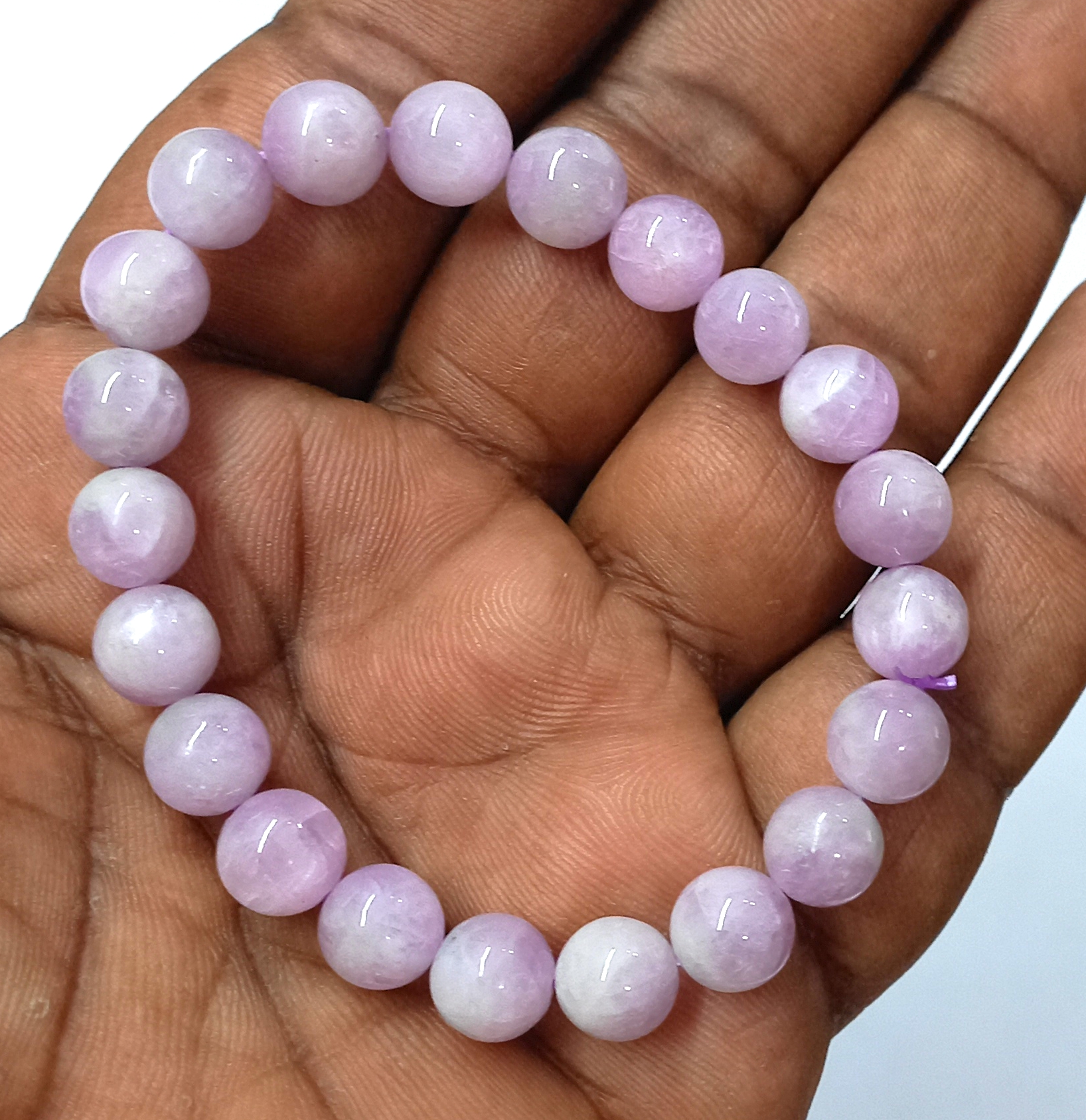 kunzite-pink-bracelet-natural-original-crystal-certified-real-stone-stylish-for-men-women-boy-girl-unisex-8mm-beads-stretchable-brand--rocksmins