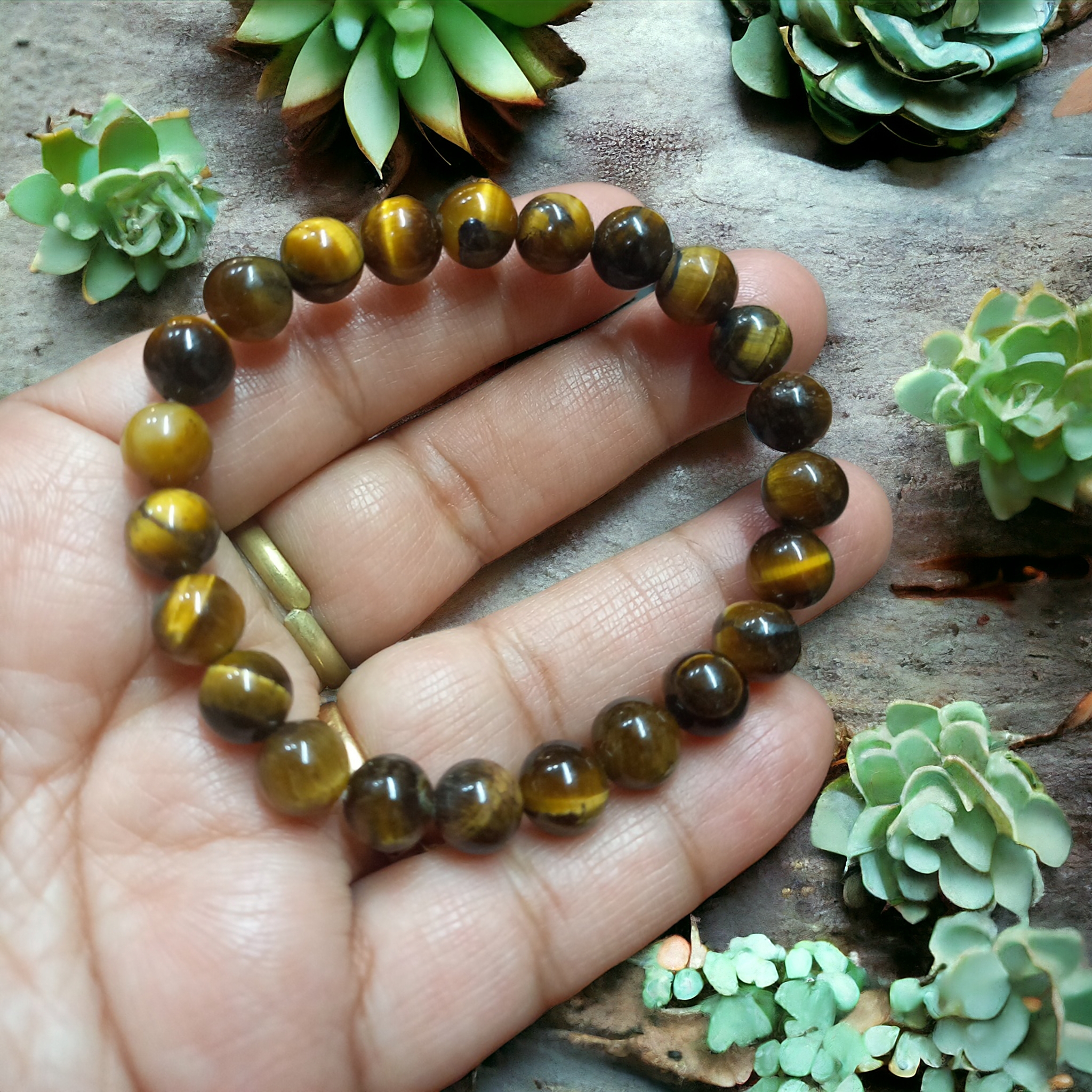 tiger-eye-yellow-bracelet-natural-original-crystal-certified-real-stone-stylish-for-men-women-boy-girl-unisex-8mm-beads-stretchable-brand--rocksmins