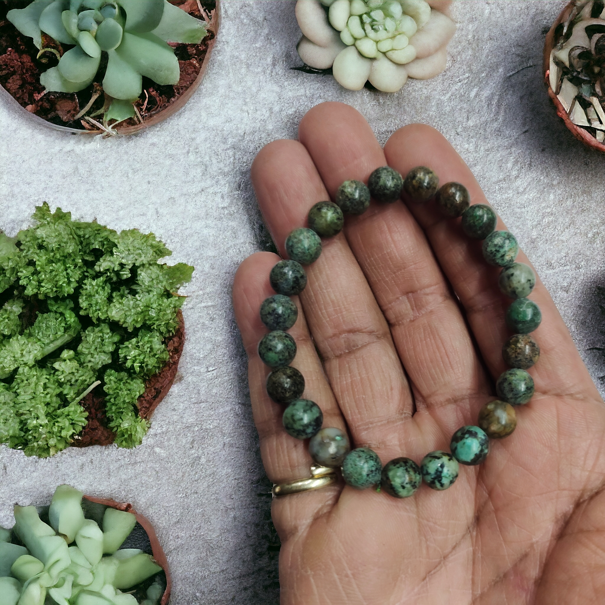 turquoise-african-bracelet-natural-original-crystal-certified-real-stone-stylish-for-men-women-boy-girl-unisex-8mm-beads-stretchable-brand--rocksmins