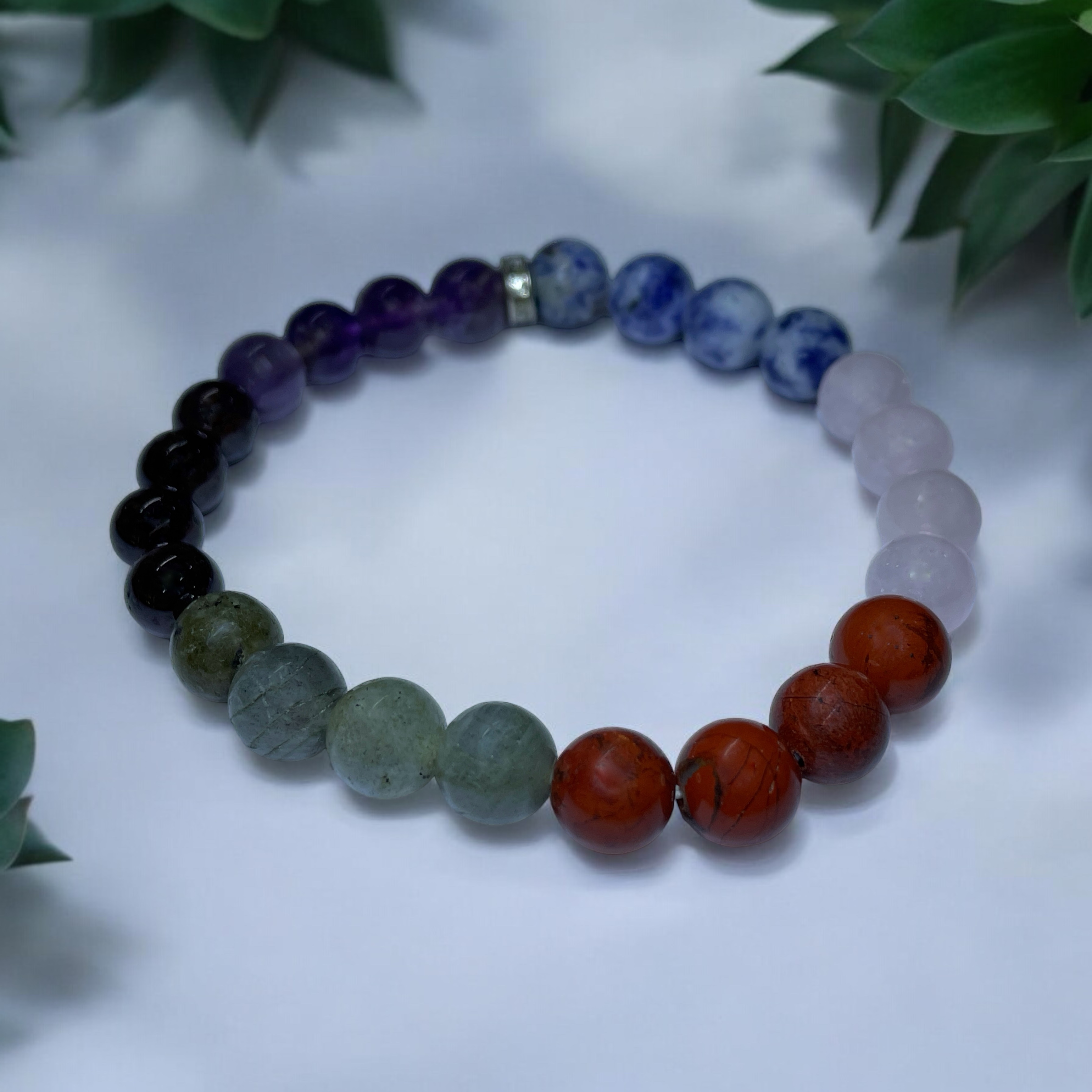 Love & Relationship Remedies & Intentions Bracelet Natural Made With Original Crystal Stone for Men Women Boy Girl Unisex 8mm Beads Stretchable Brand :- Rocksmins