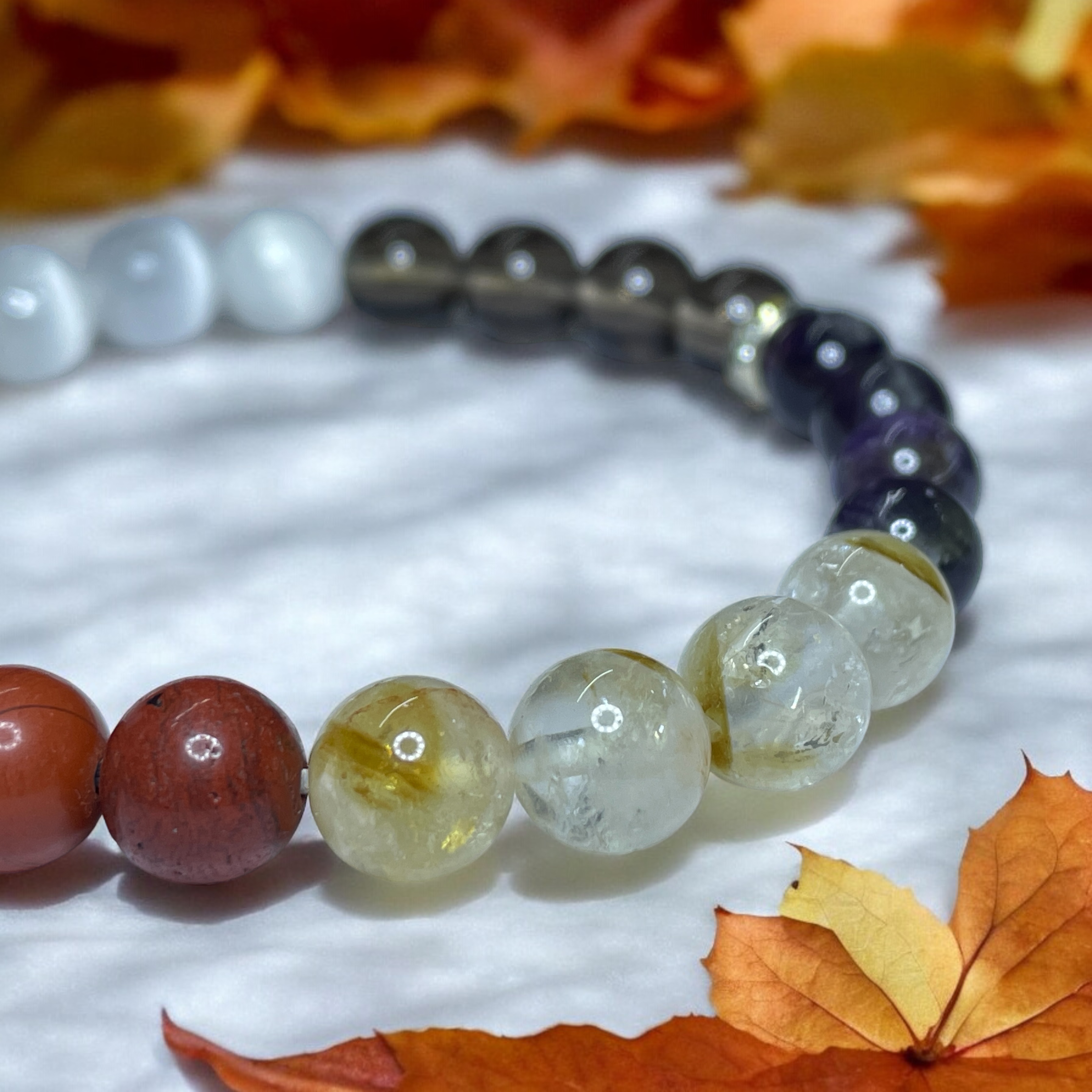 Recovery Remedies & Intentions Bracelet Natural Made With Original Crystal Stone for Men Women Boy Girl Unisex 8mm Beads Stretchable Brand :- Rocksmins
