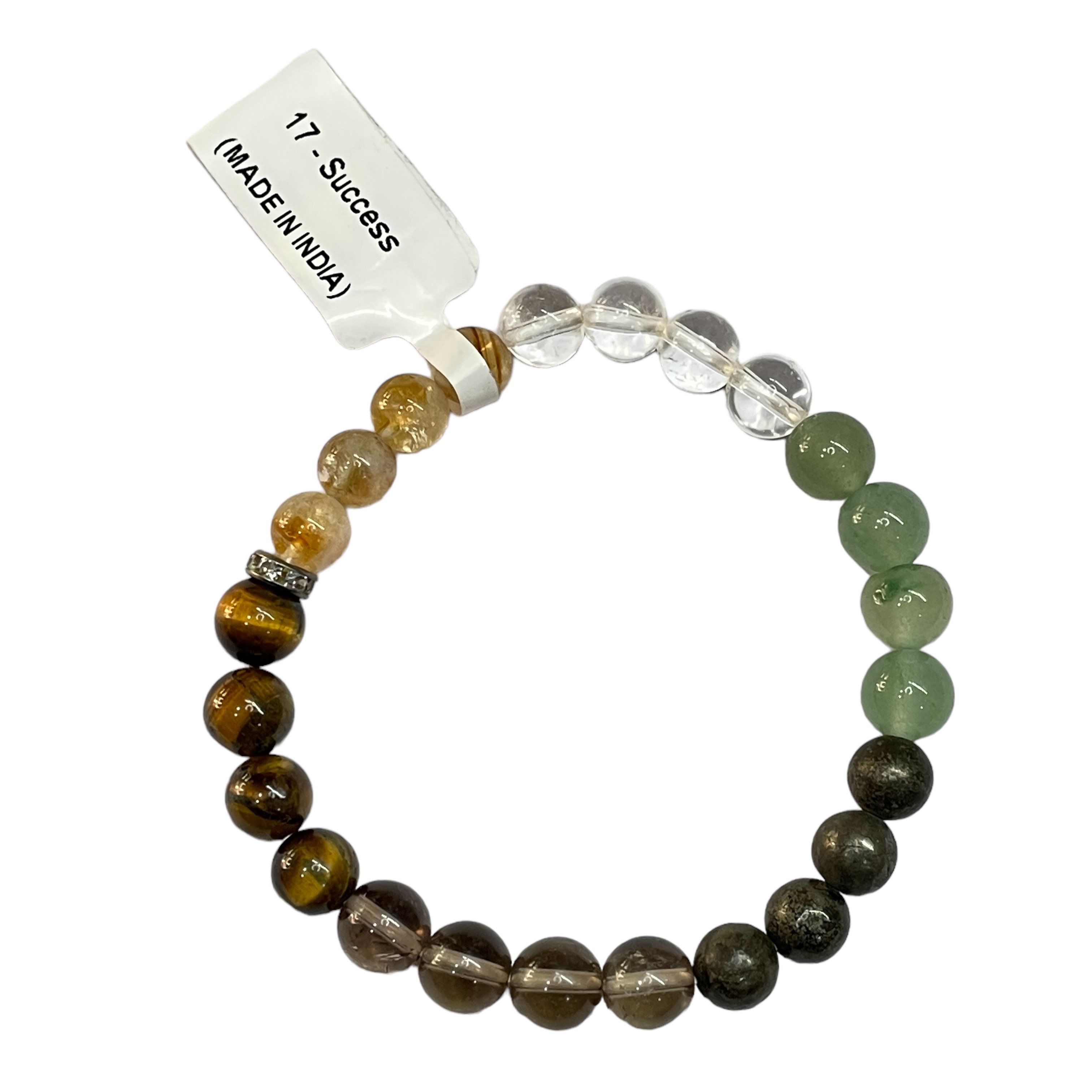 Success Remedies & Intentions Bracelet Natural Made With Original Crystal Stone for Men Women Boy Girl Unisex 8mm Beads Stretchable Brand :- Rocksmins