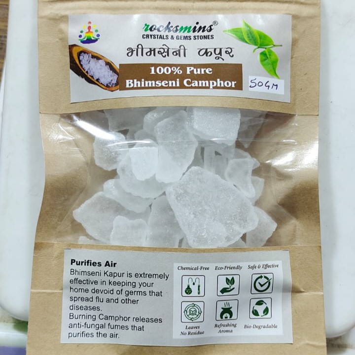 Bhimseni Kapoor. Your Shield Against Negative Energy Brand : Rocksmins