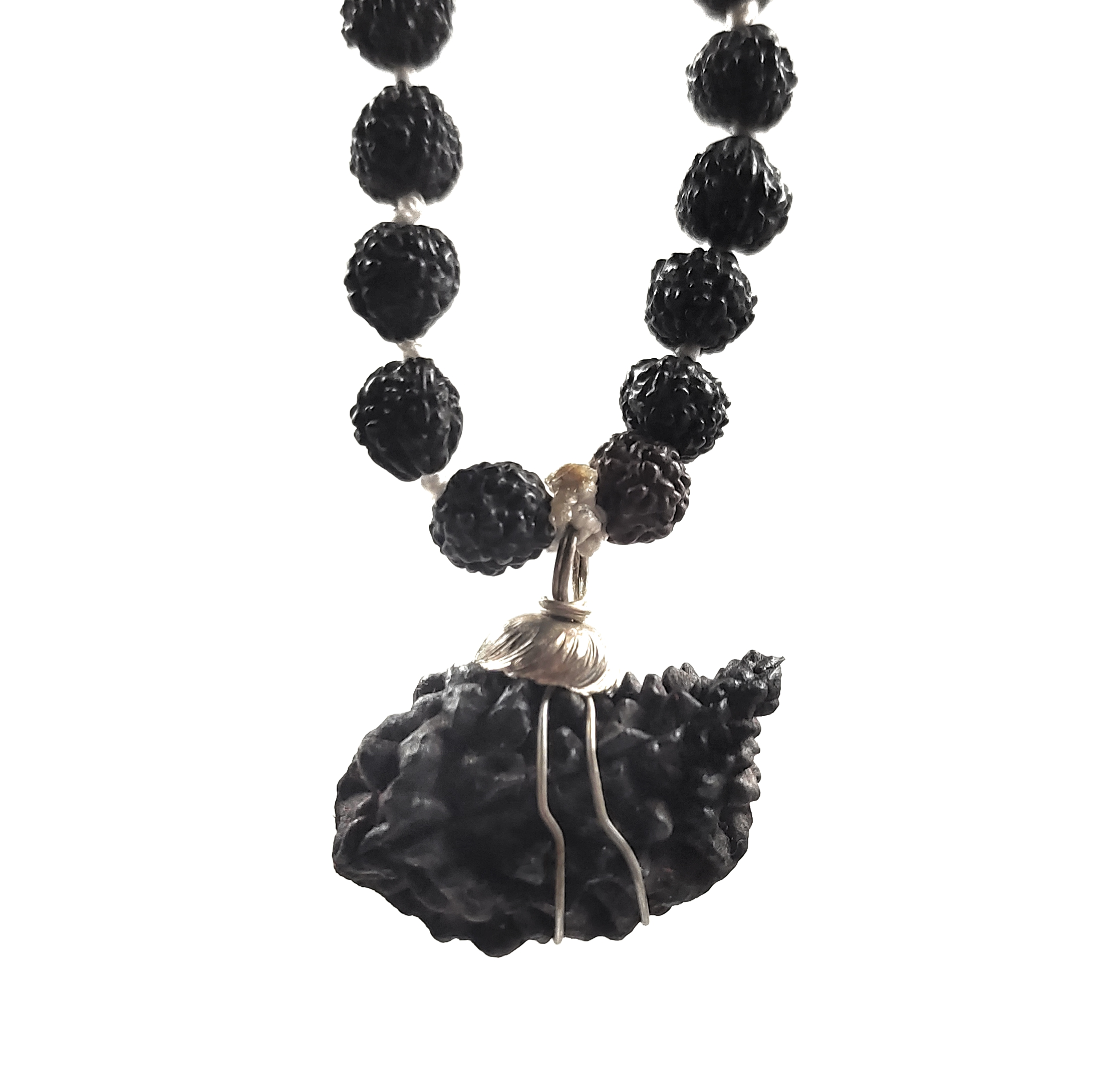 6MM Natural Original 1 Mukhi Black Rudraksha Jaap Mala Original with Certificate (108) 6mm Beads for Pooja Astrology Wearing in Neck/Holding for Men Women Boys Girls Meditation & Protection