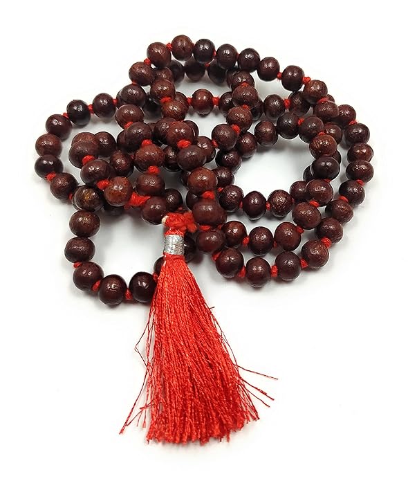 8mm-natural-original-exclusive-red-sandalwood-pure-lal-chandan-ki-mala-1081-beads--rosary-string-for-jaap-pooja-8-mm-jaap-mala-wearing-in-neckholding-men-women-boys-girls-meditation