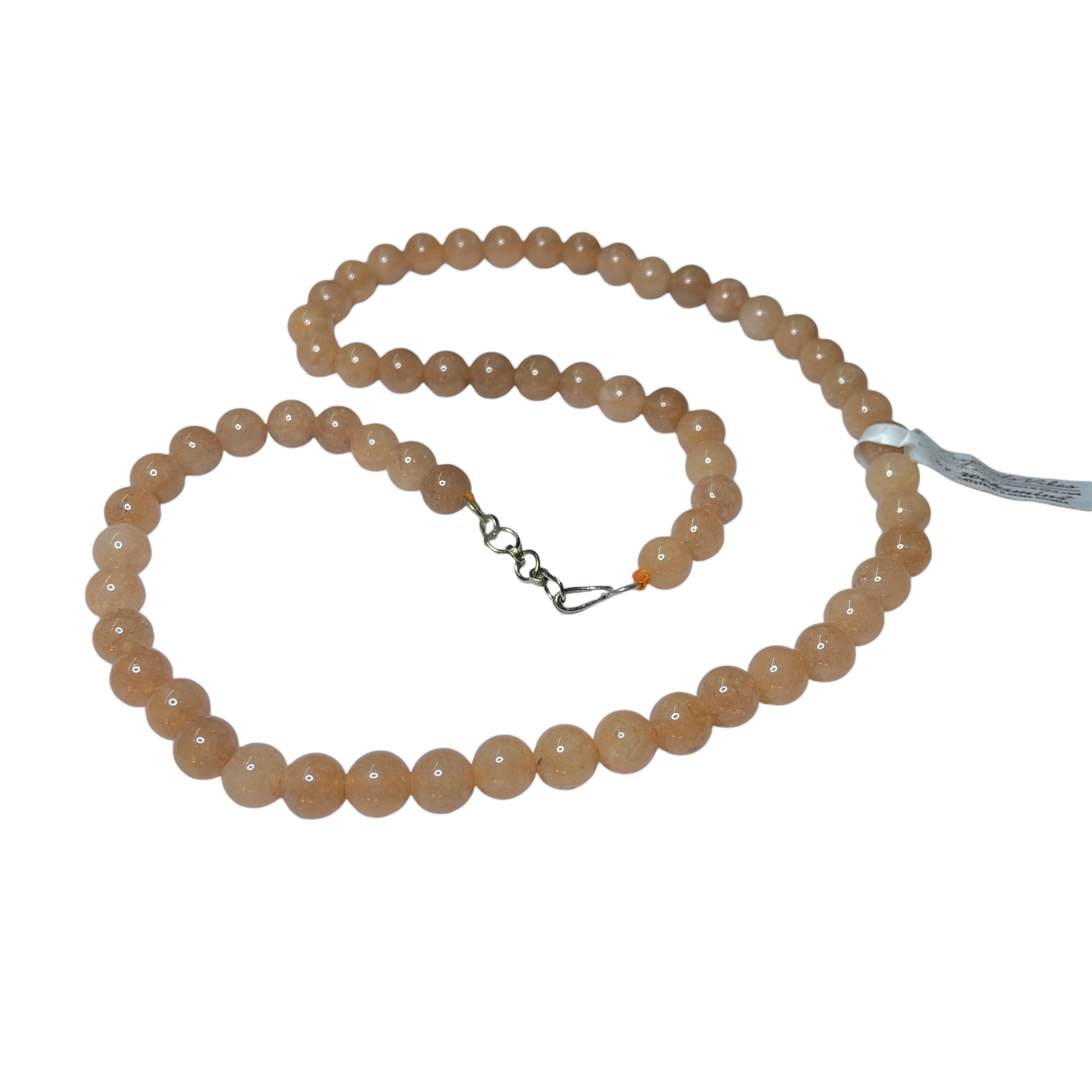 Sunstone Crystal Necklace. Discover the Power of Natural Crystals with Rocksmins: Elegantly Crafted Crystal Necklaces Infused with Authentic Energies for Enhanced Well-Being and Spiritual Growth