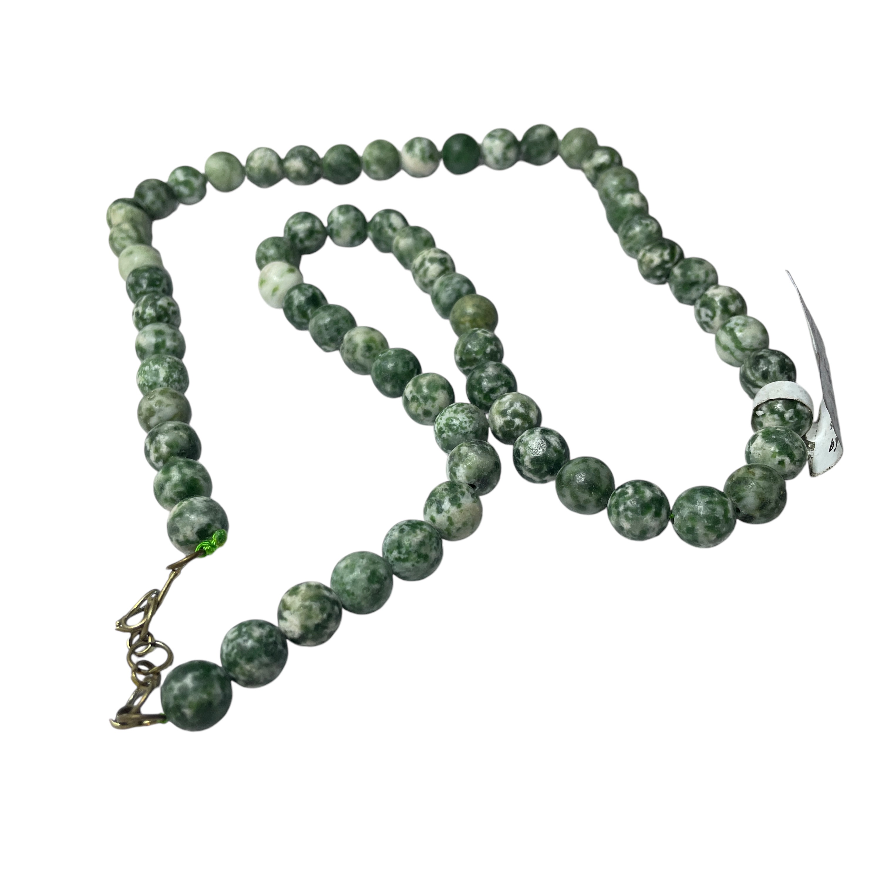 Tree Agate Crystal Necklace. Discover the Power of Natural Crystals with Rocksmins: Elegantly Crafted Crystal Necklaces Infused with Authentic Energies for Enhanced Well-Being and Spiritual Growth