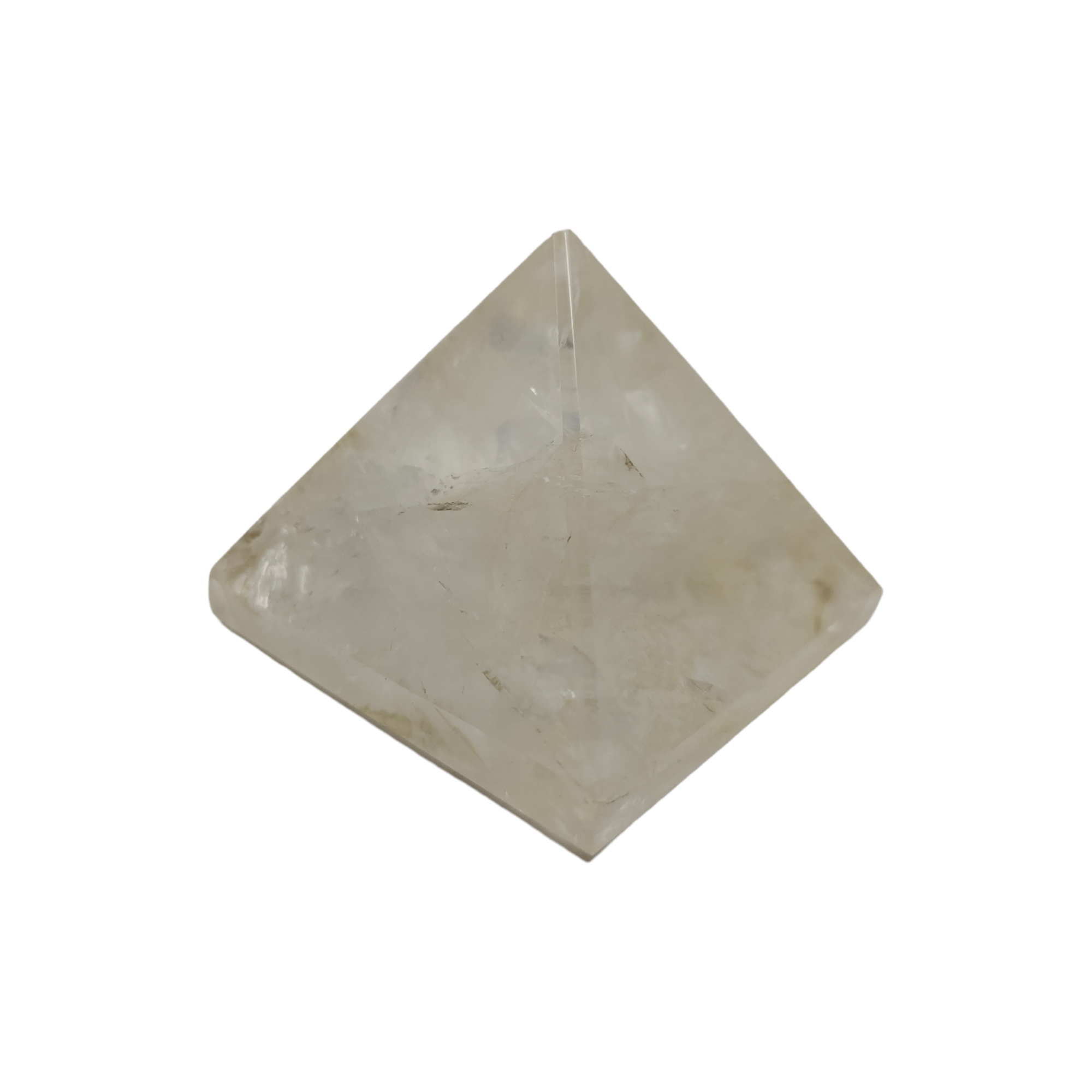 Quartz Clear Crystal Pyramid Natural Stone Pyramid for Reiki Healing Crystal Healing Vastu Positive Energy Meditation Decor Brand : Rocksmins