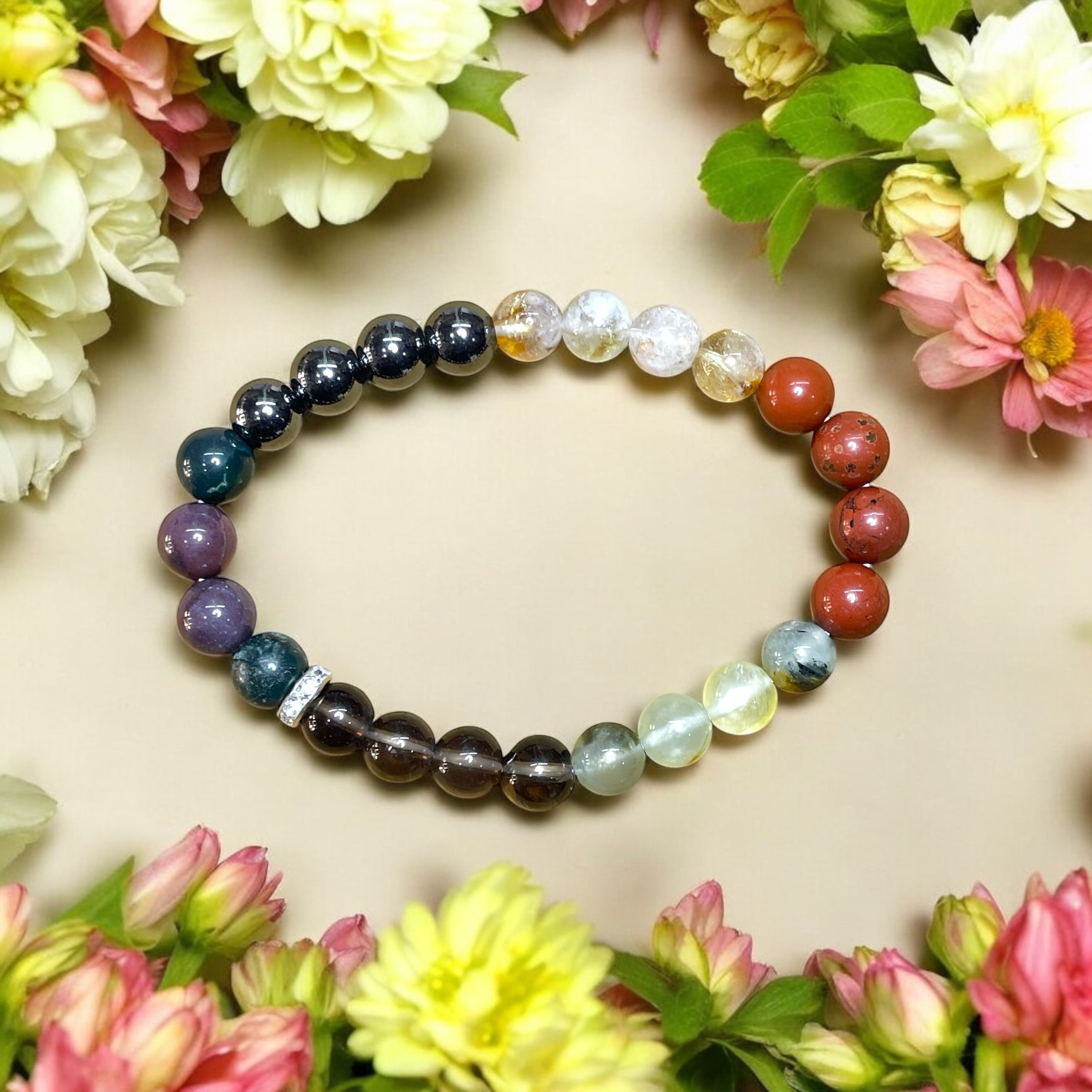 Court Case & Legal Issues Remedies & Intentions Bracelet Natural Made With Original Crystal Stone for Men Women Boy Girl Unisex 8mm Beads Stretchable Brand :- Rocksmins