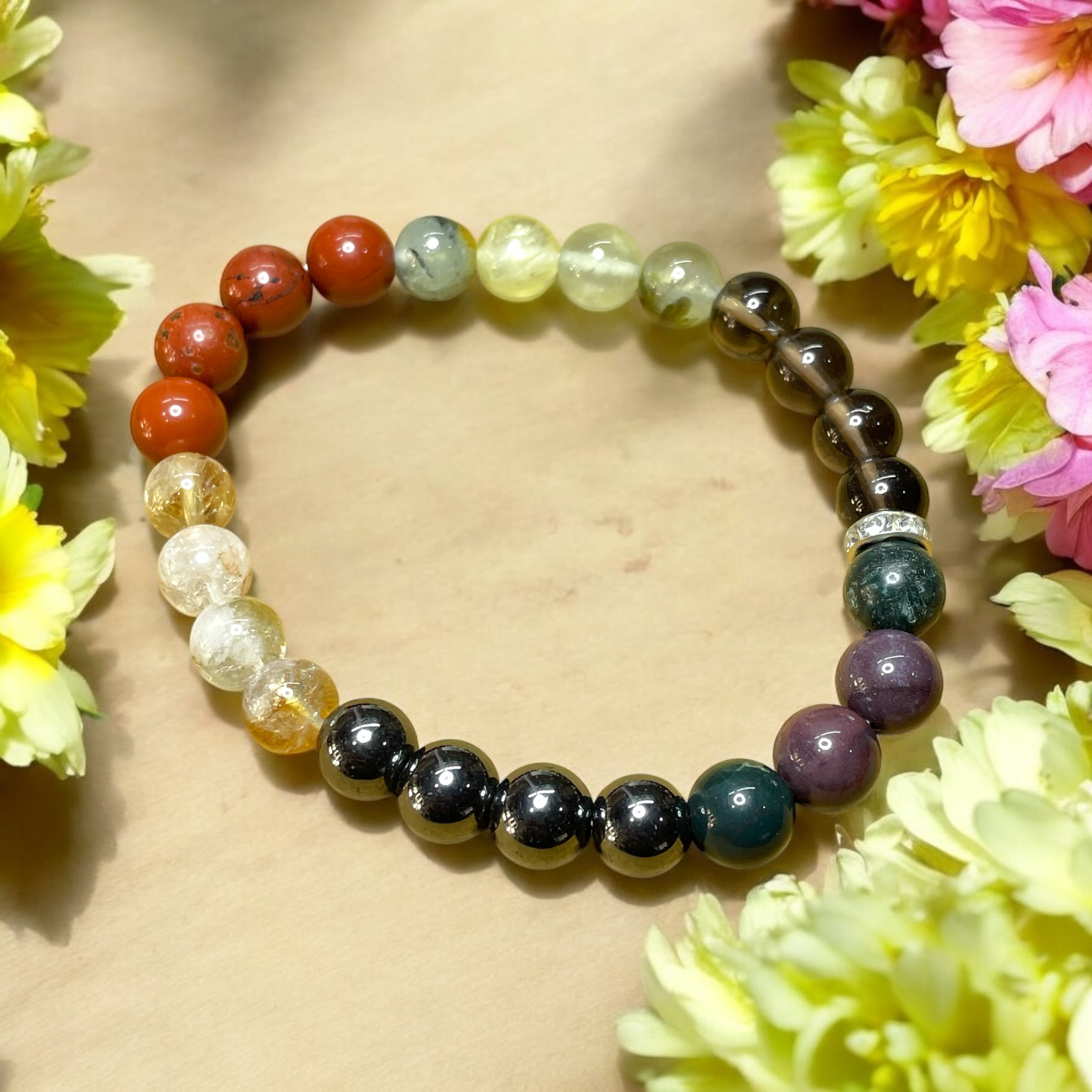 Court Case & Legal Issues Remedies & Intentions Bracelet Natural Made With Original Crystal Stone for Men Women Boy Girl Unisex 8mm Beads Stretchable Brand :- Rocksmins