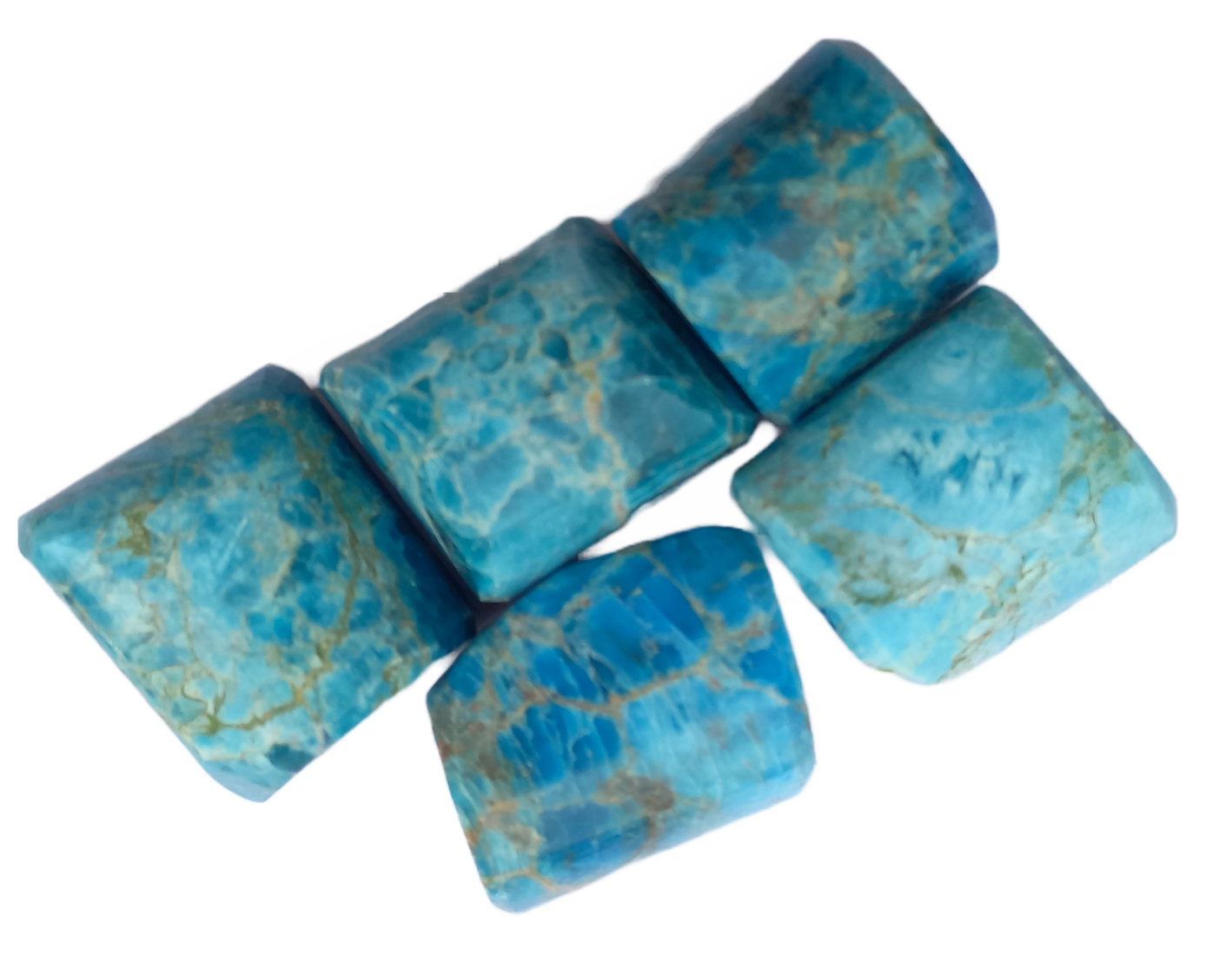 Blue Apatite Tumble Stone for Healing And Meditation (Polished) Brand : Rocksmins