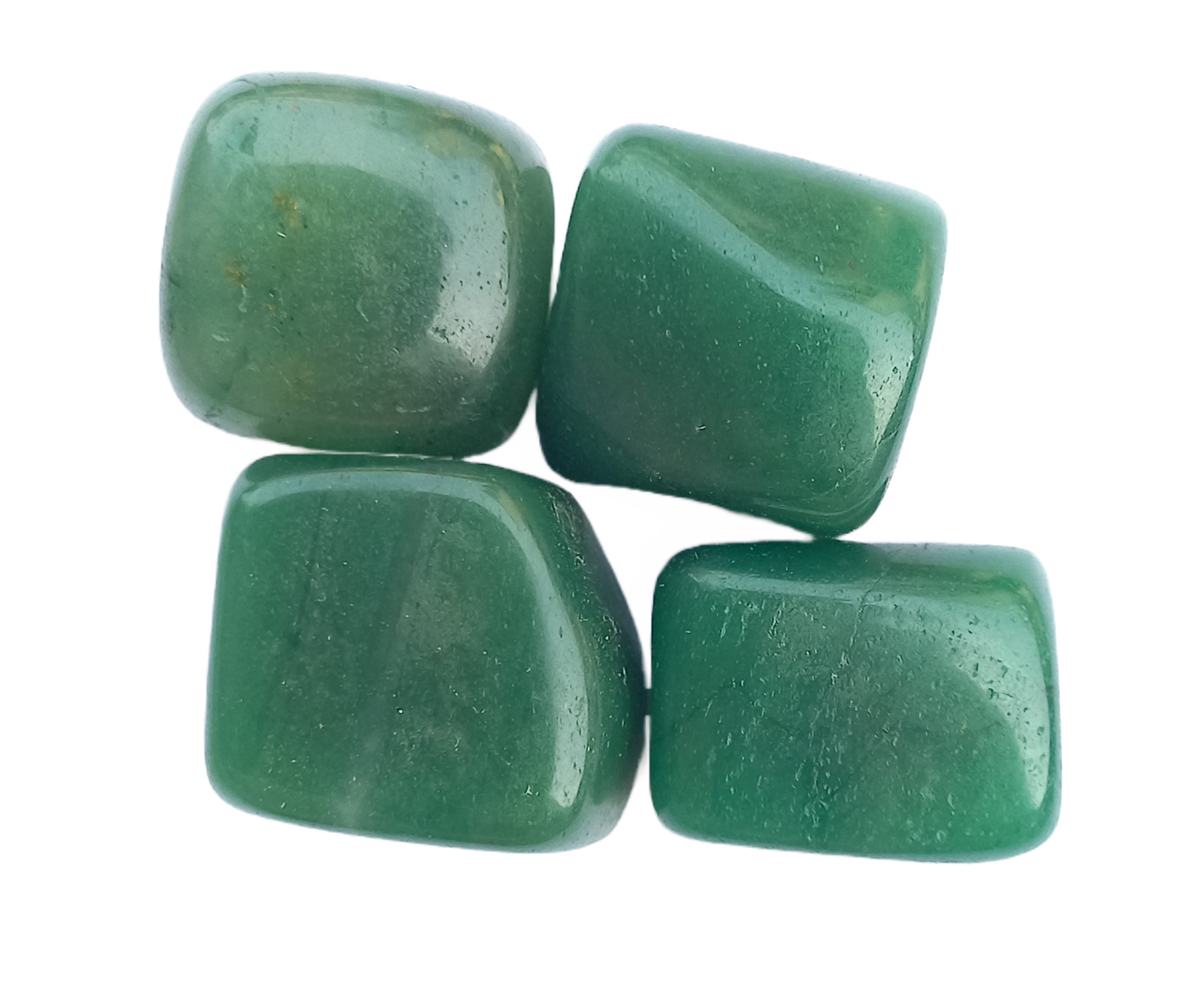 Jade Green Tumble Stone for Healing And Meditation (Polished) Brand : Rocksmins