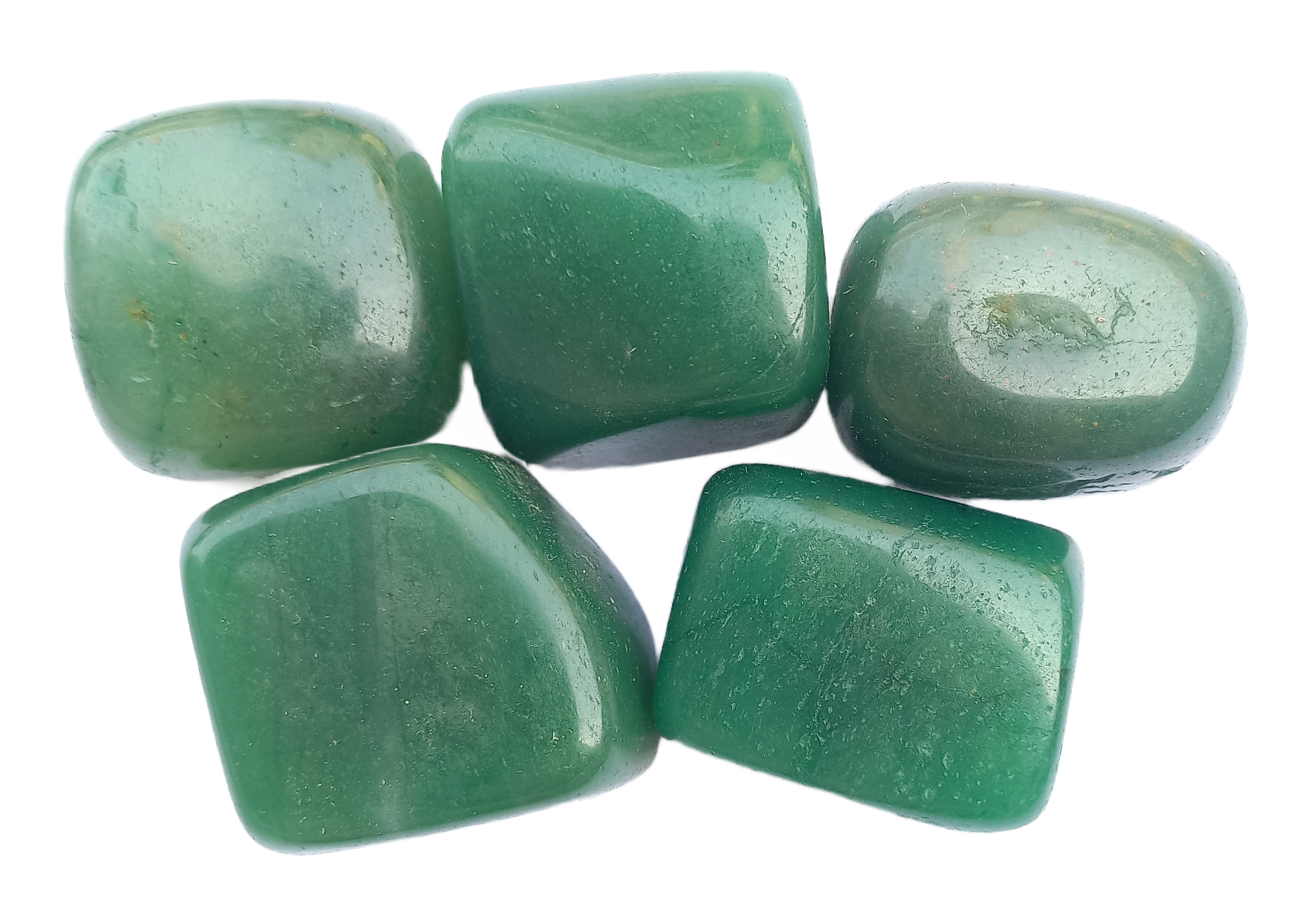 Jade Green Tumble Stone for Healing And Meditation (Polished) Brand : Rocksmins