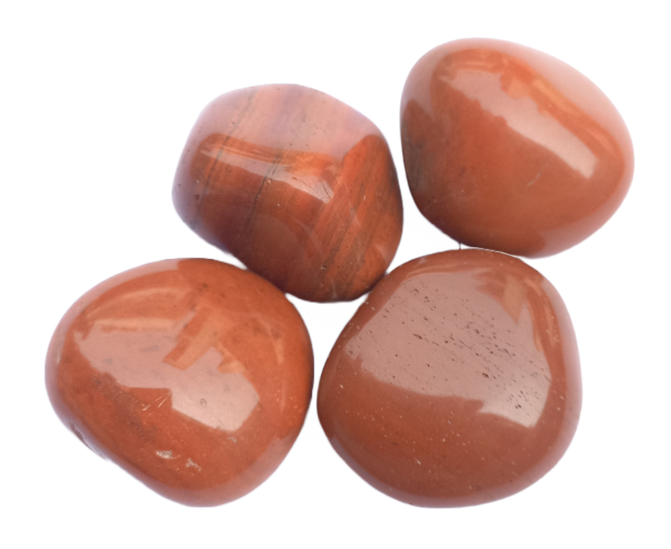 Jasper Red Tumble Stone for Healing And Meditation (Polished) Brand : Rocksmins
