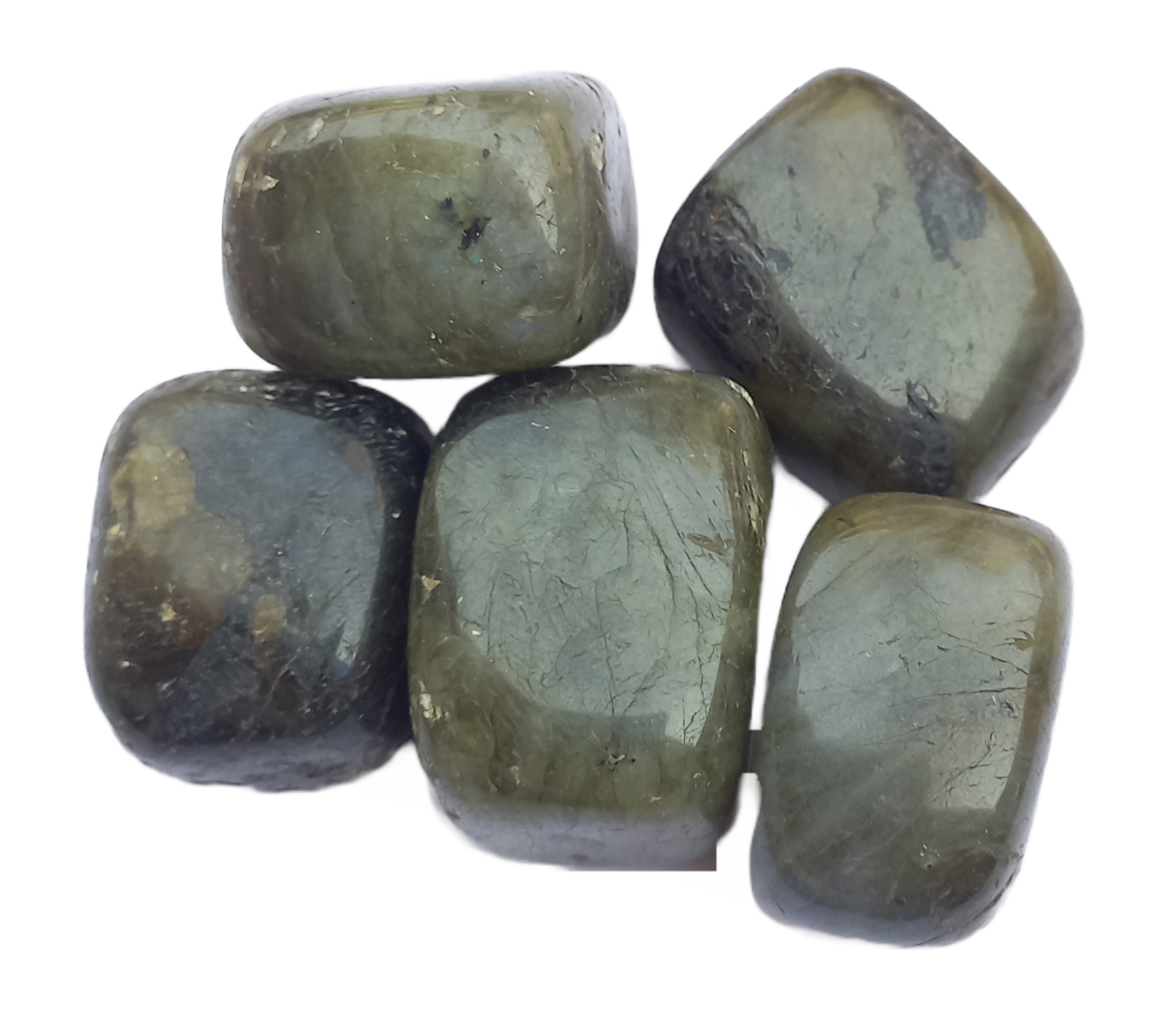 Labradorite Tumble Stone for Healing And Meditation (Polished) Brand : Rocksmins