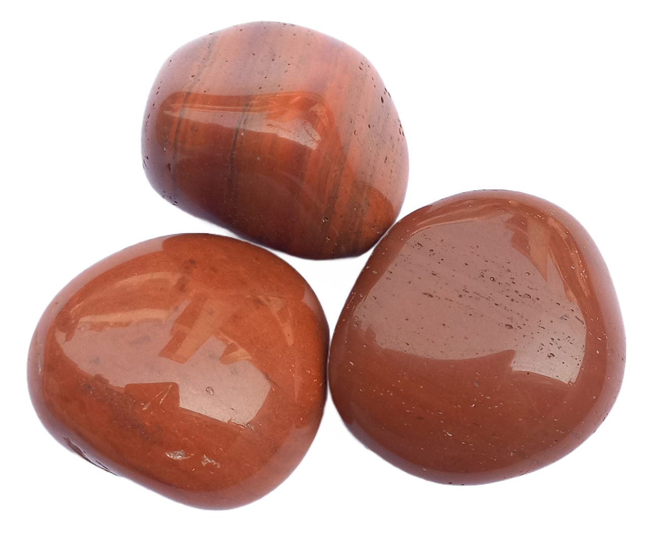 Jasper Red Tumble Stone for Healing And Meditation (Polished) Brand : Rocksmins