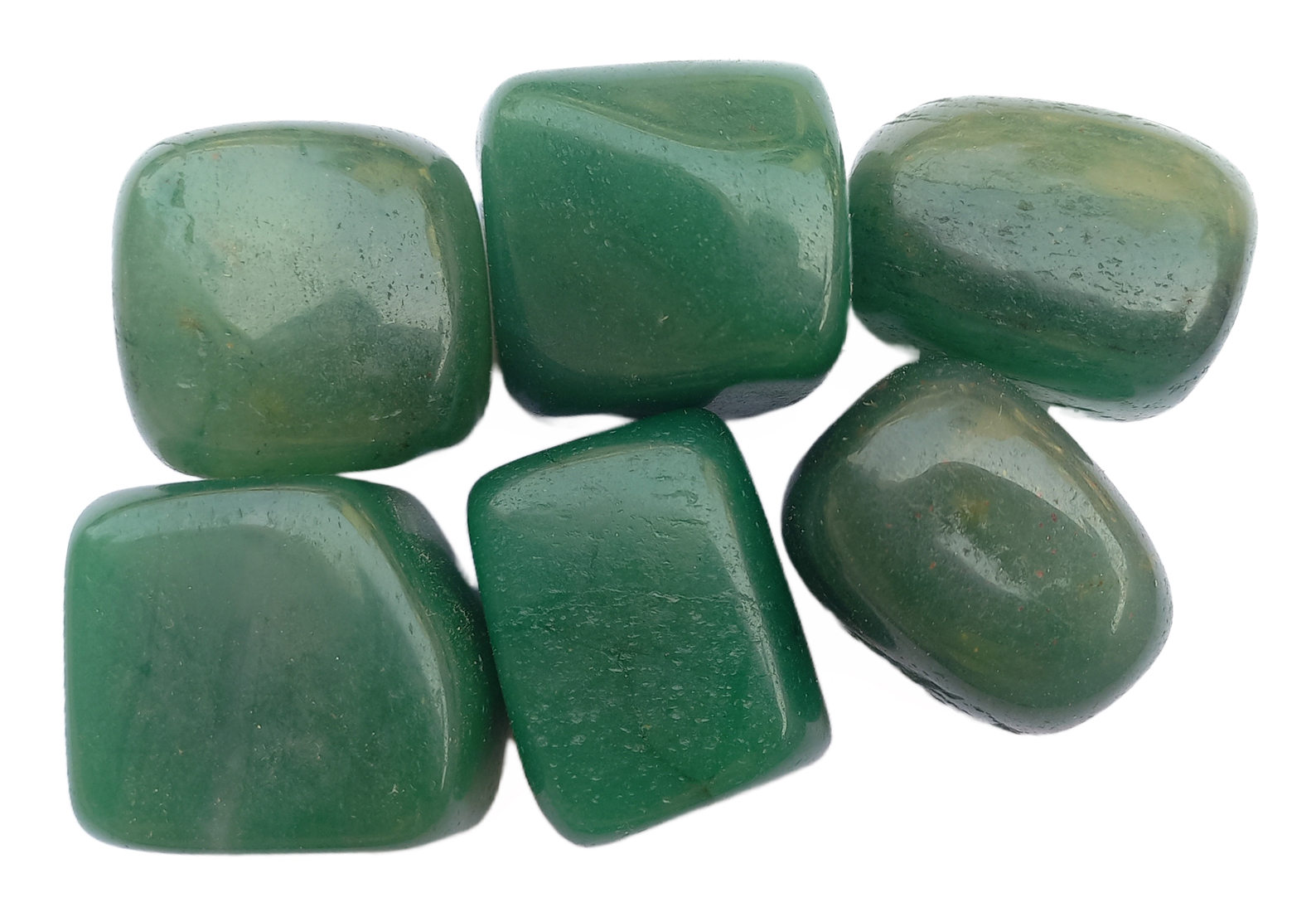 Jade Green Tumble Stone for Healing And Meditation (Polished) Brand : Rocksmins