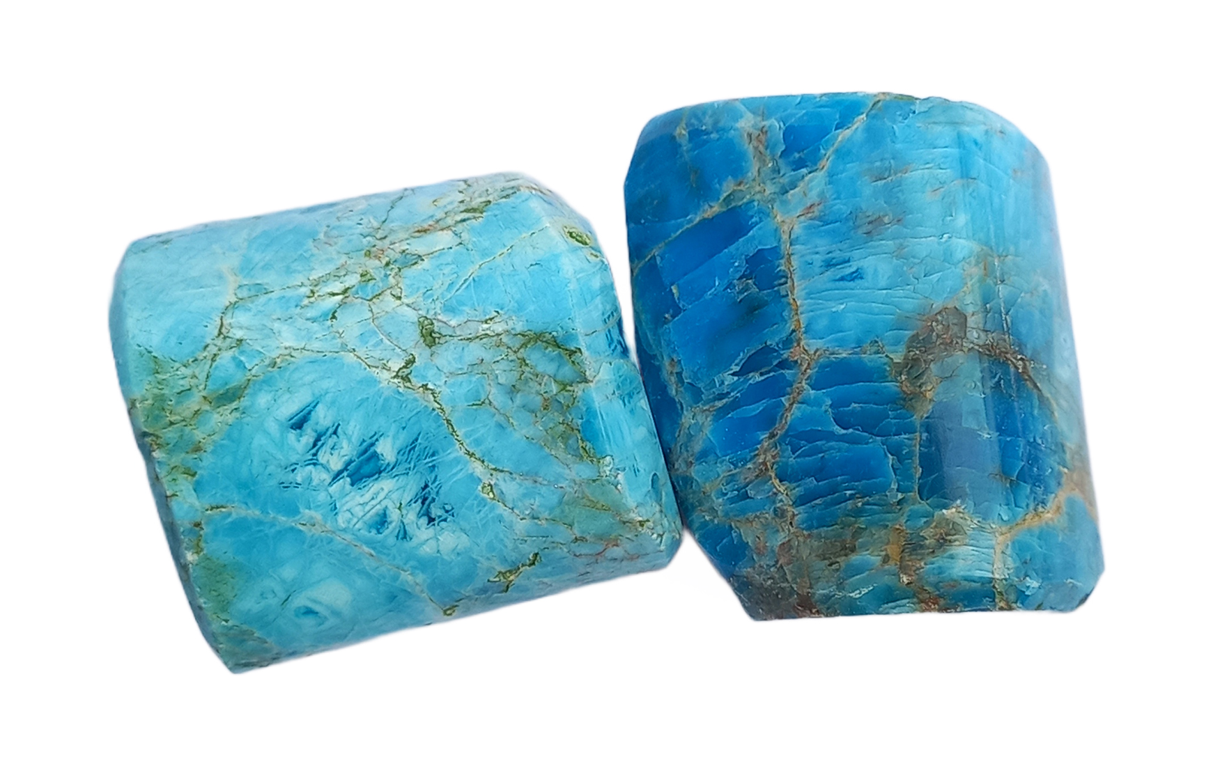 Blue Apatite Tumble Stone for Healing And Meditation (Polished) Brand : Rocksmins