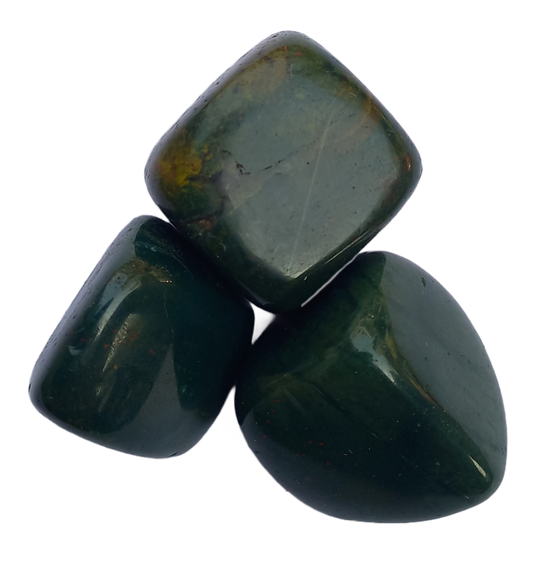 Blood Stones Tumble Stone for Healing And Meditation (Polished) Brand : Rocksmins
