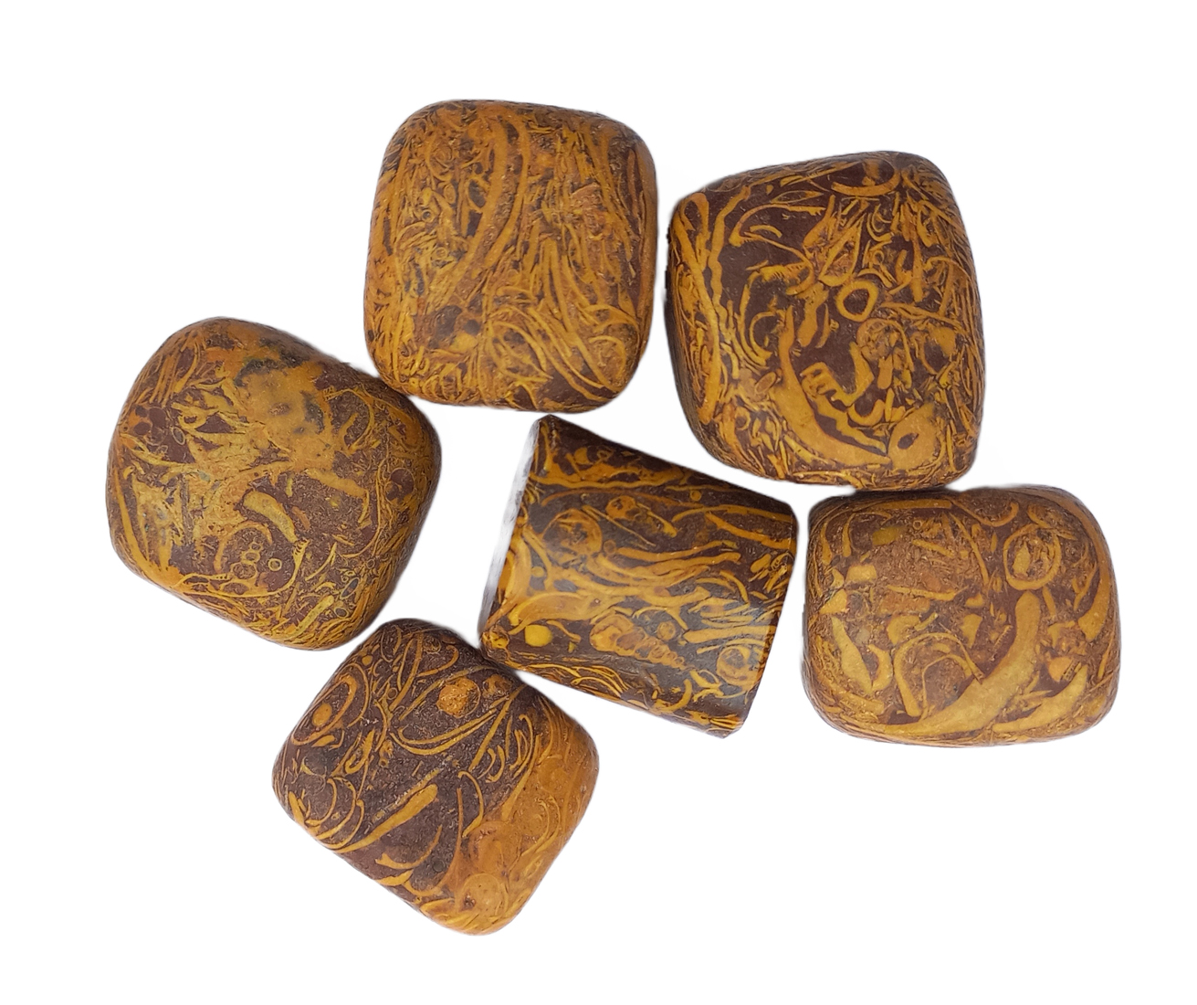 Mariam Tumble Stone for Healing And Meditation (Polished) Brand : Rocksmins	