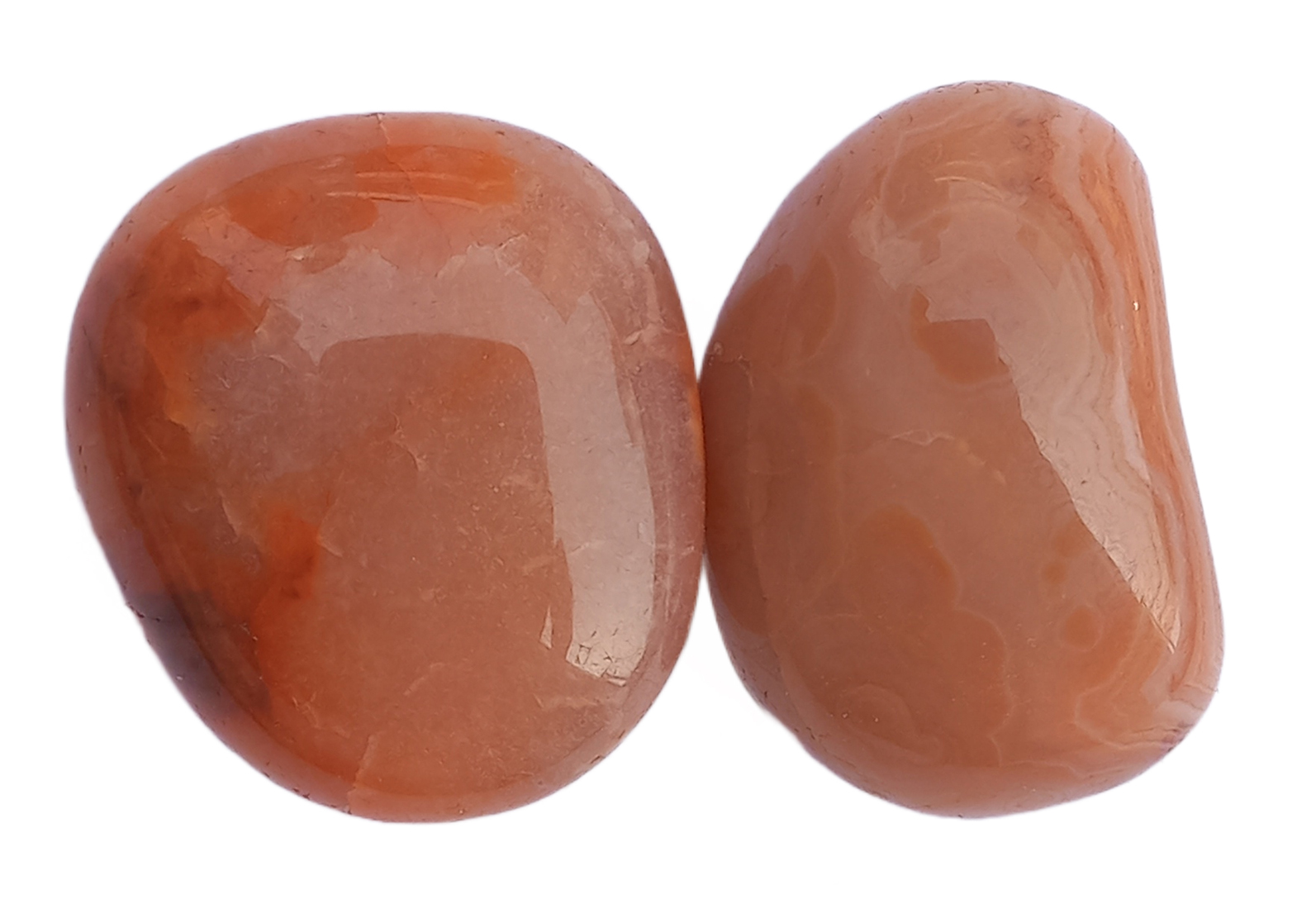 Carnelian Tumble Stone for Healing And Meditation (Polished) Brand : Rocksmins