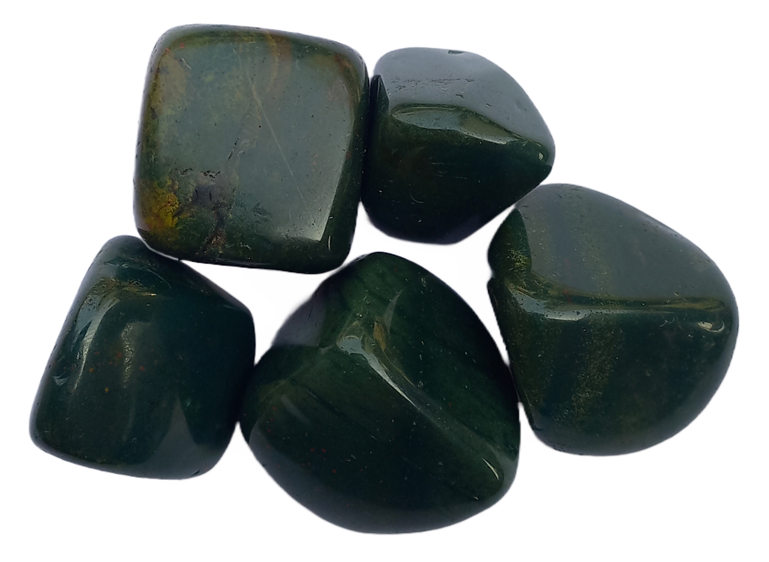 Blood Stones Tumble Stone for Healing And Meditation (Polished) Brand : Rocksmins
