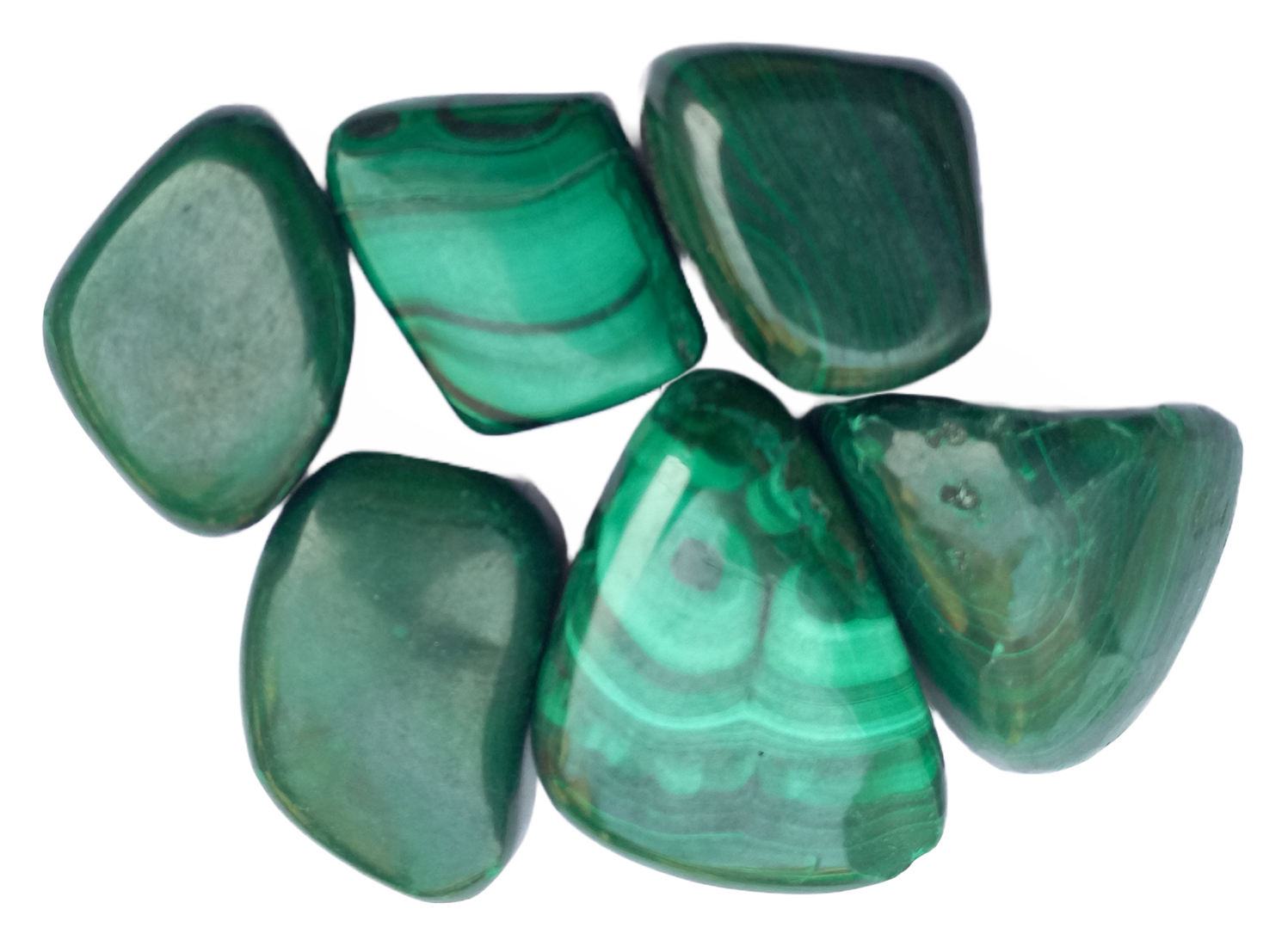 Malachite Tumble Stone for Healing And Meditation (Polished) Brand : Rocksmins