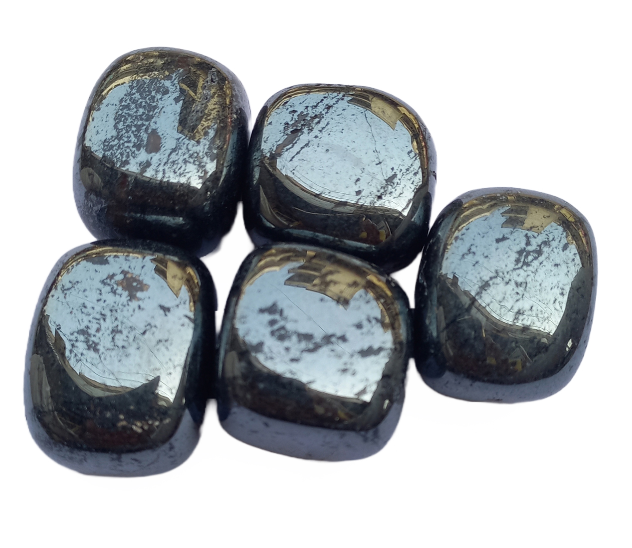 Hematite Tumble Stone for Healing And Meditation (Polished) Brand : Rocksmins