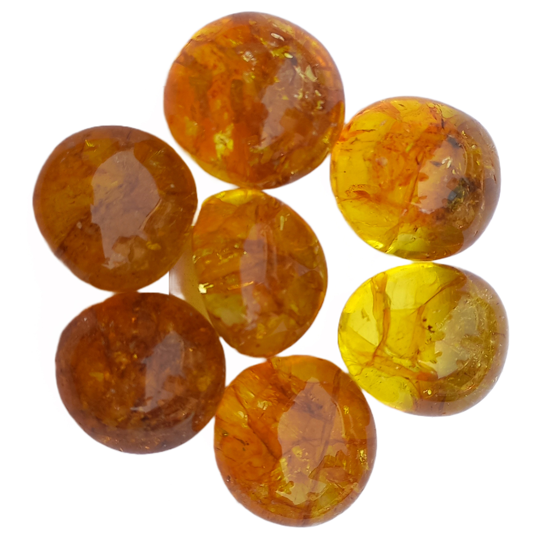 Citrine AAA Tumble Stone for Healing And Meditation (Polished) Brand : Rocksmins