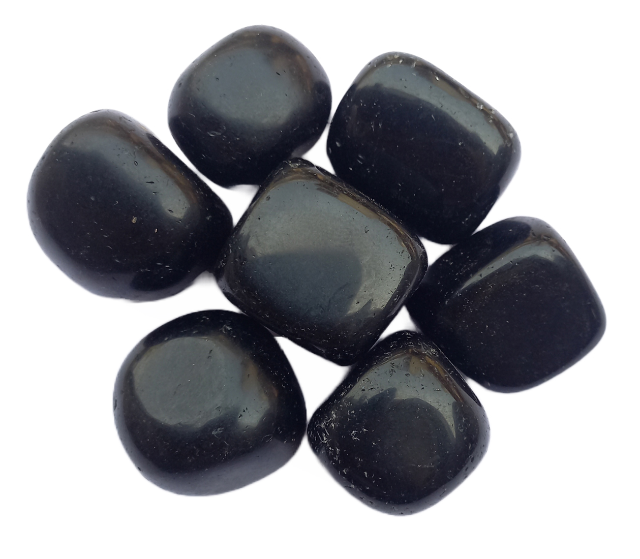 Obsidian Black Tumble Stone for Healing And Meditation (Polished) Brand : Rocksmins