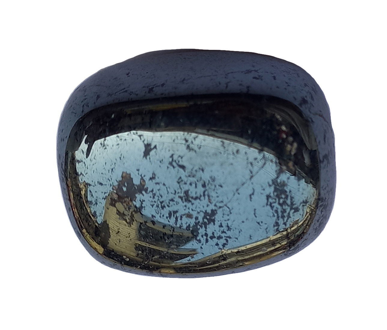 Hematite Tumble Stone for Healing And Meditation (Polished) Brand : Rocksmins