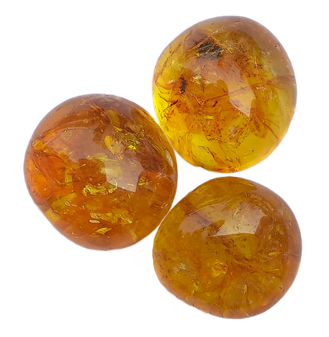 Citrine AAA Tumble Stone for Healing And Meditation (Polished) Brand : Rocksmins