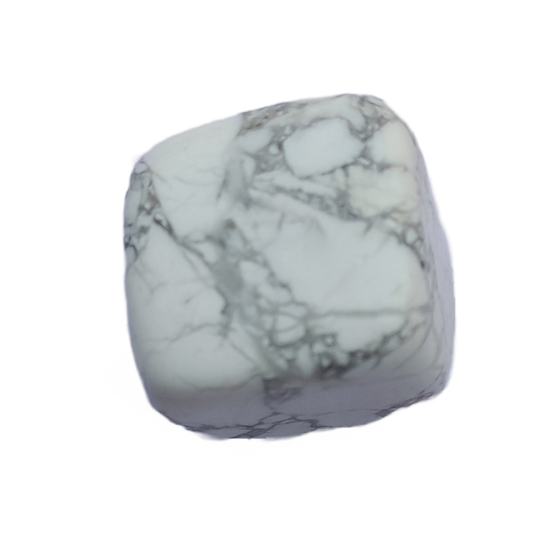 Howlite Tumble Stone for Healing And Meditation (Polished) Brand : Rocksmins