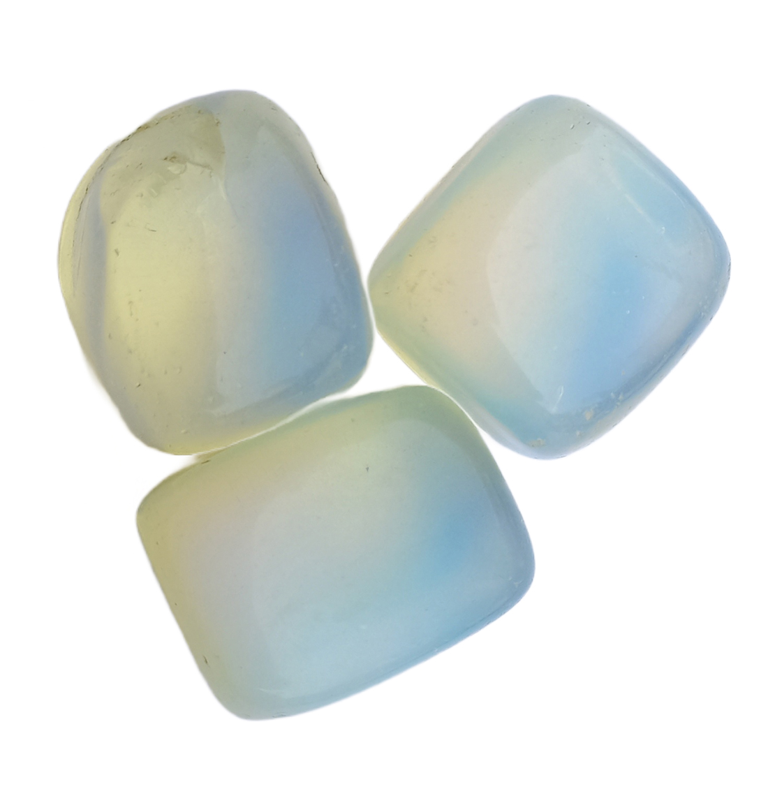 Opalite tumble stone for healing and meditation (polished) brand : rocksmins