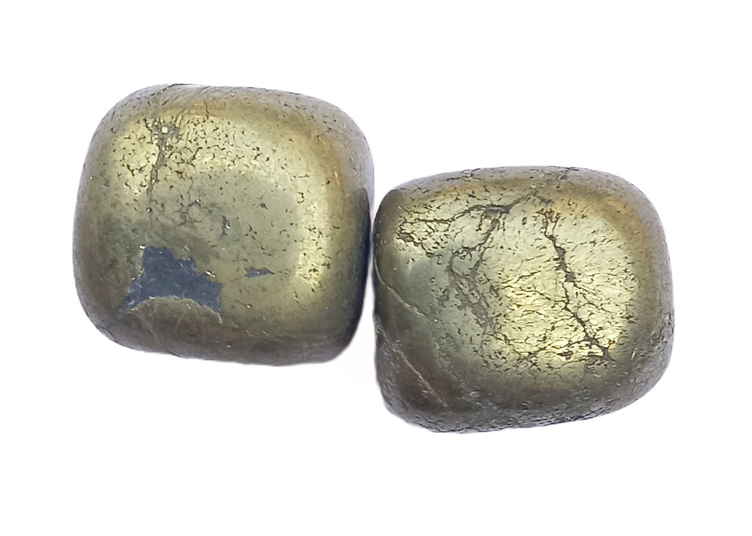 Pyrite Tumble Stone for Healing And Meditation (Polished) Brand : Rocksmins