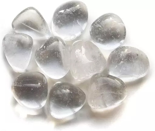 Quartz Clear AAA Tumble Stone for Healing And Meditation (Polished) Brand : Rocksmins