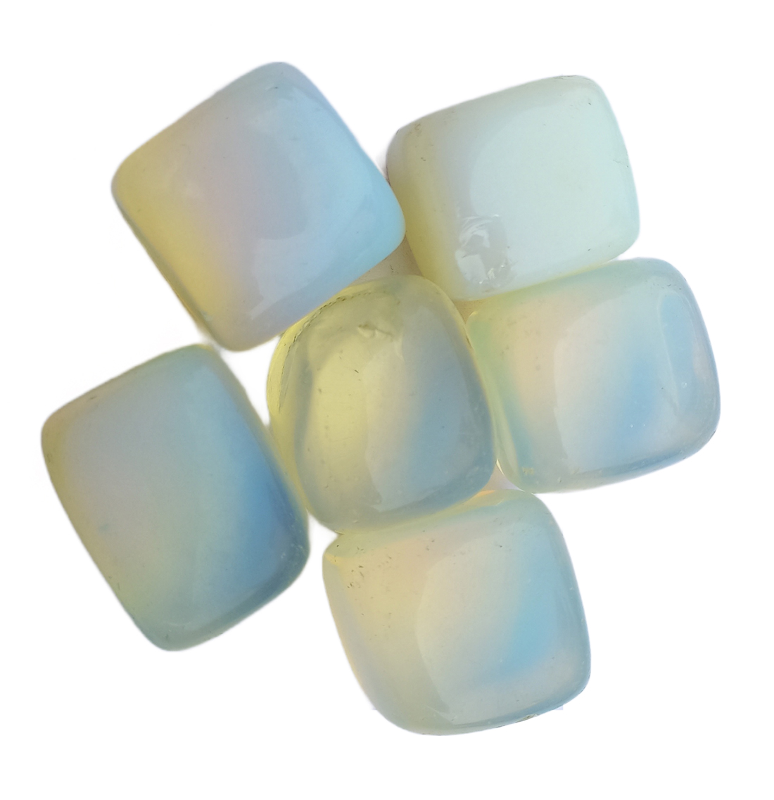 Opalite tumble stone for healing and meditation (polished) brand : rocksmins
