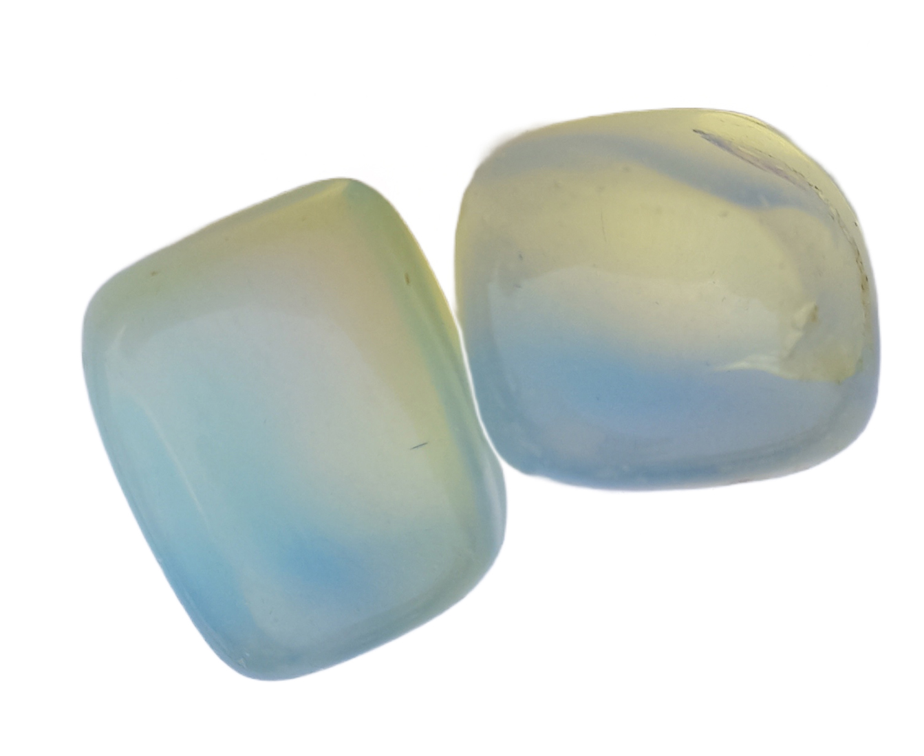 Opalite tumble stone for healing and meditation (polished) brand : rocksmins