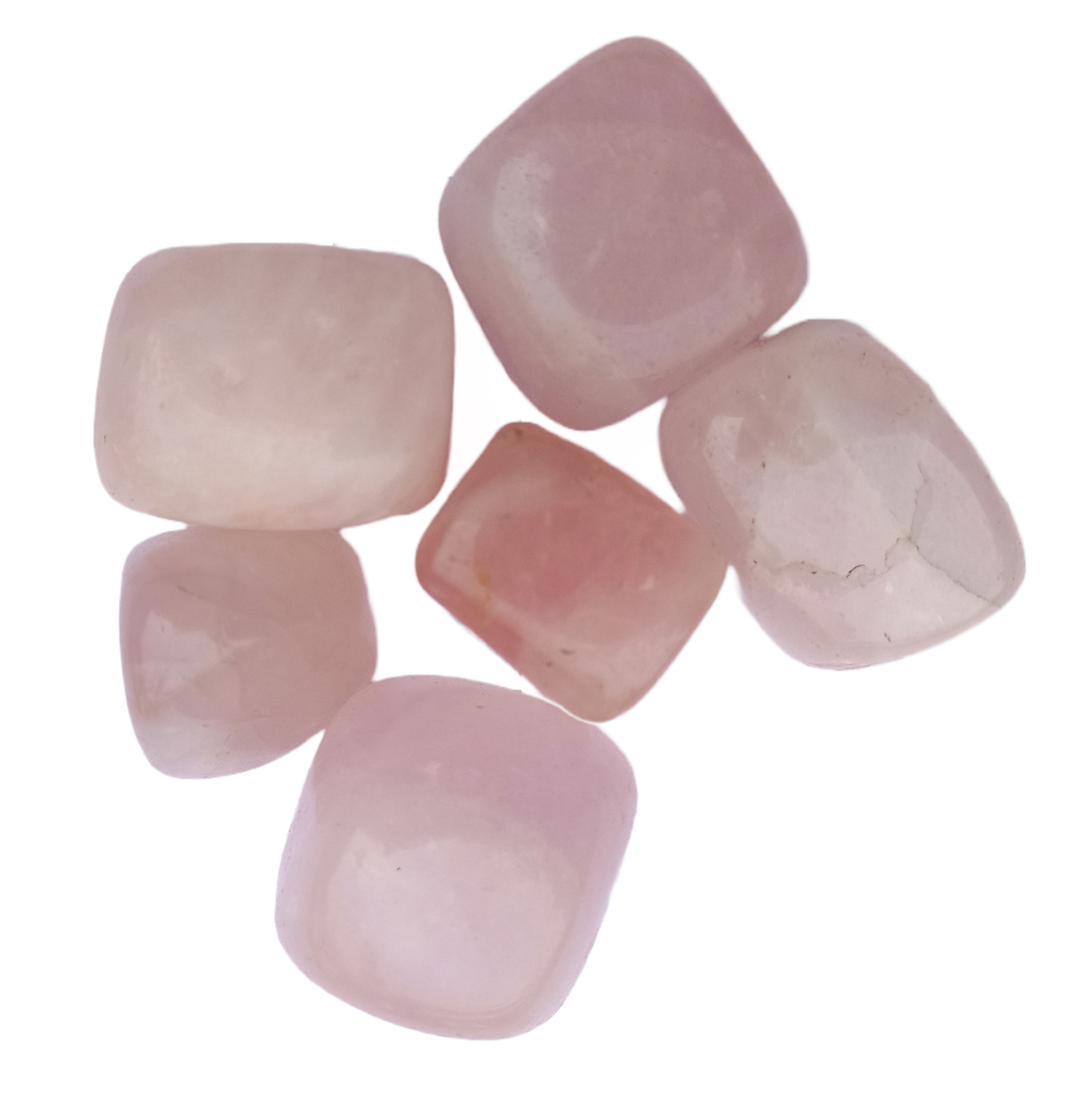Quartz Rose tumble stone for healing and meditation (polished) brand : rocksmins