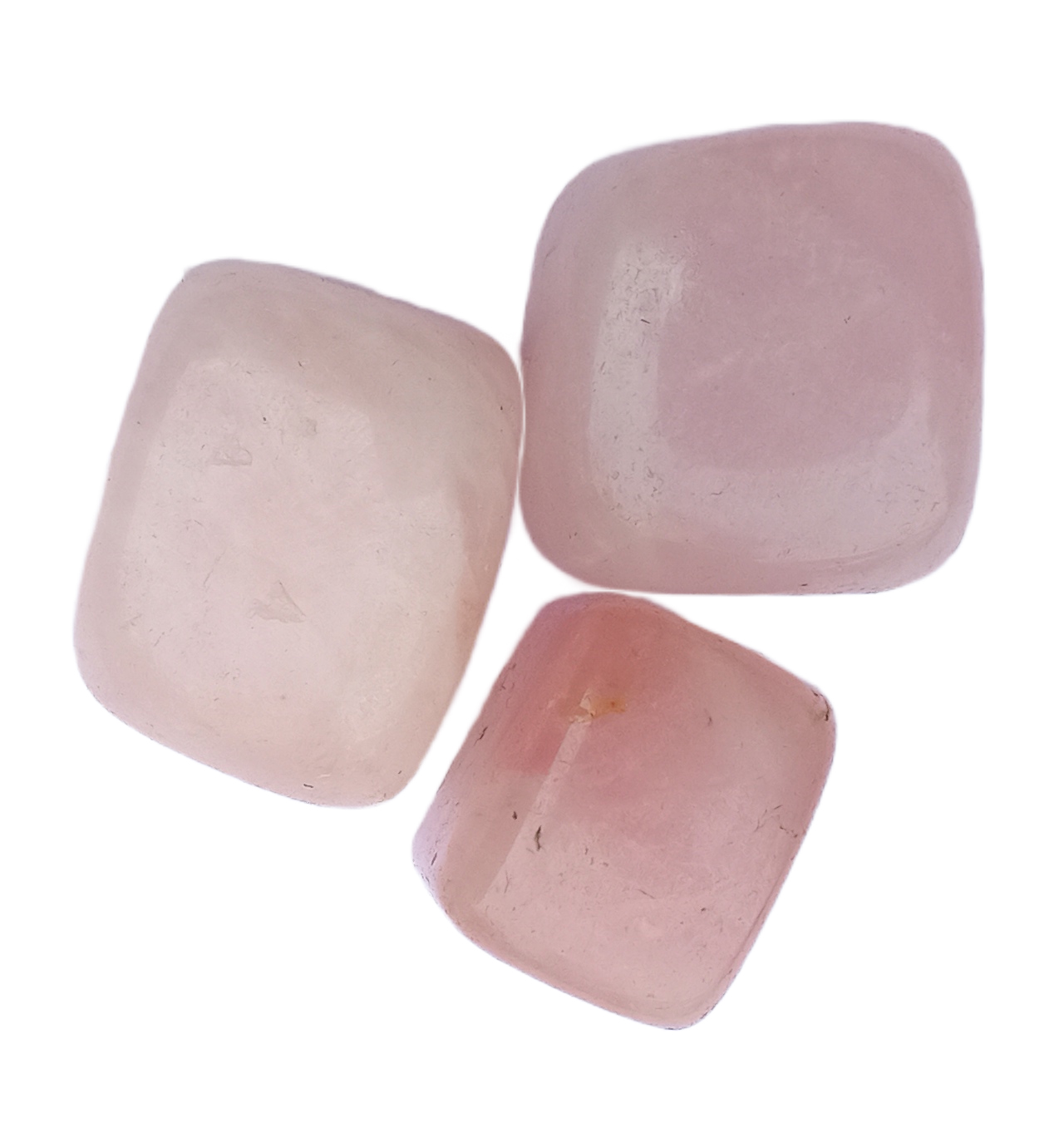 Quartz Rose tumble stone for healing and meditation (polished) brand : rocksmins