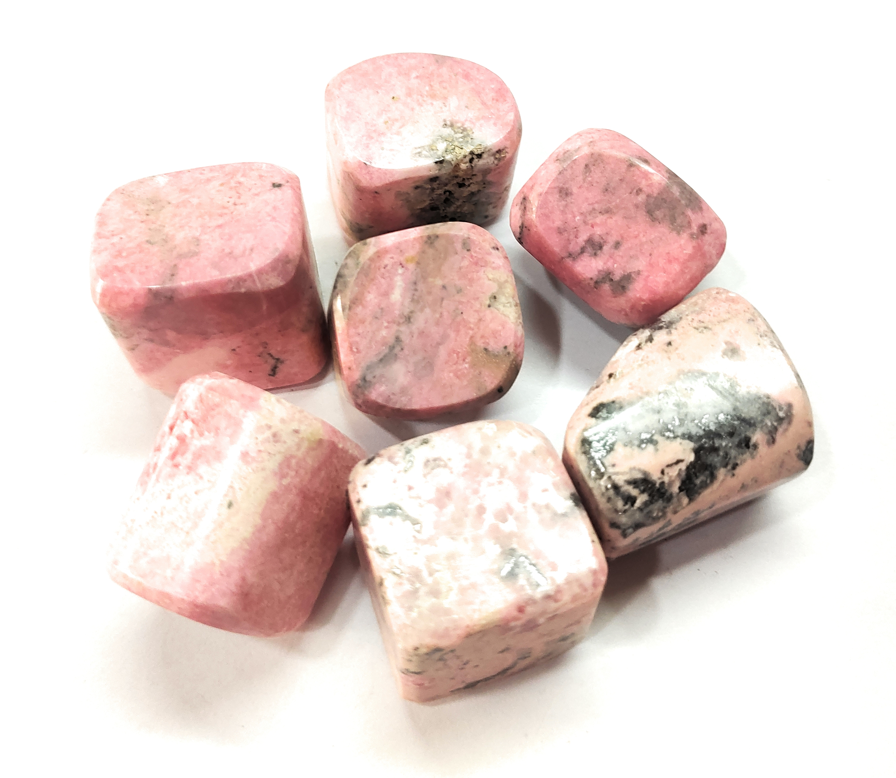 Rhodochrosite tumble stone for healing and meditation (polished) brand : rocksmins