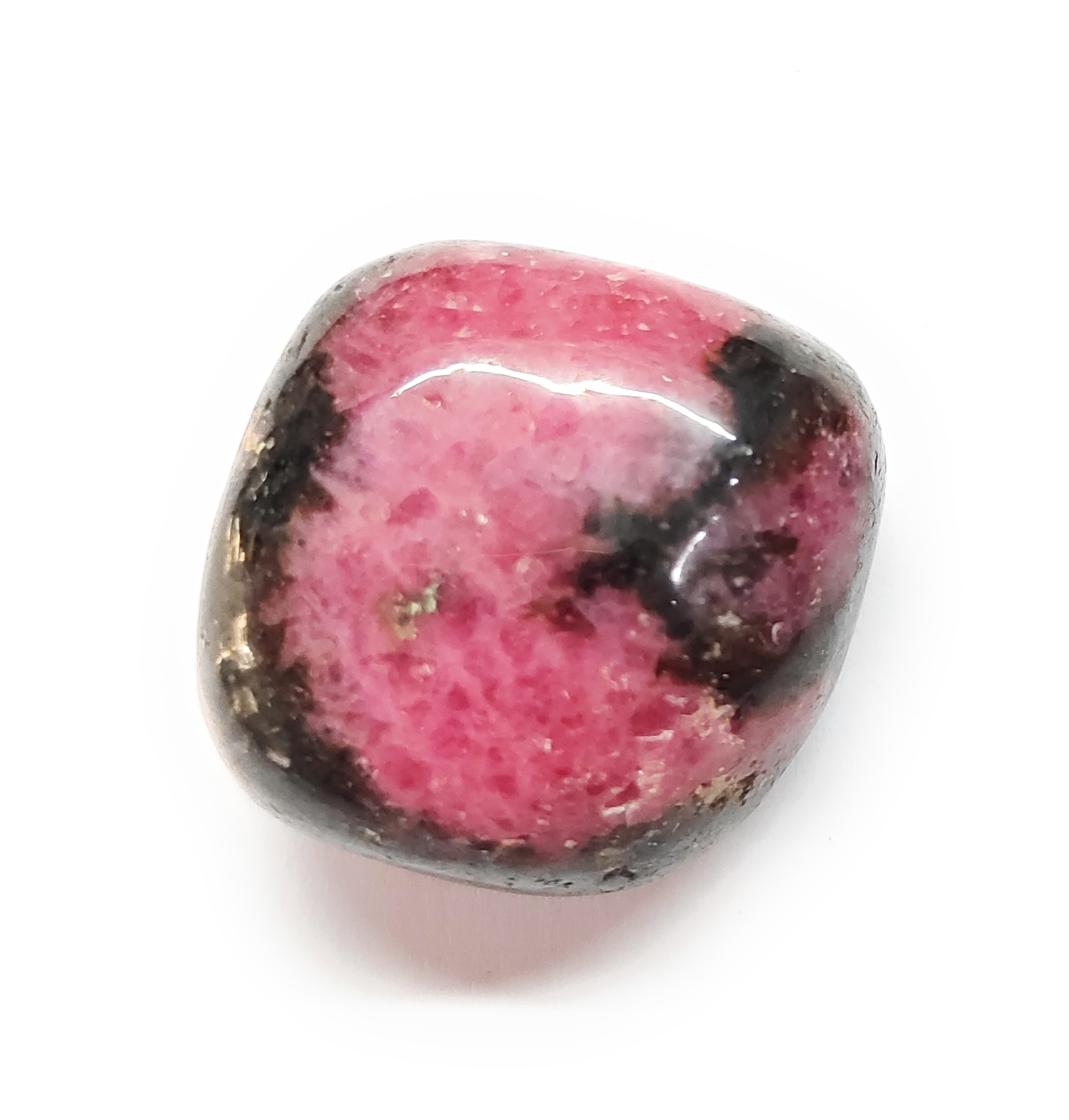 Rhodonite tumble stone for healing and meditation (polished) brand : rocksmins