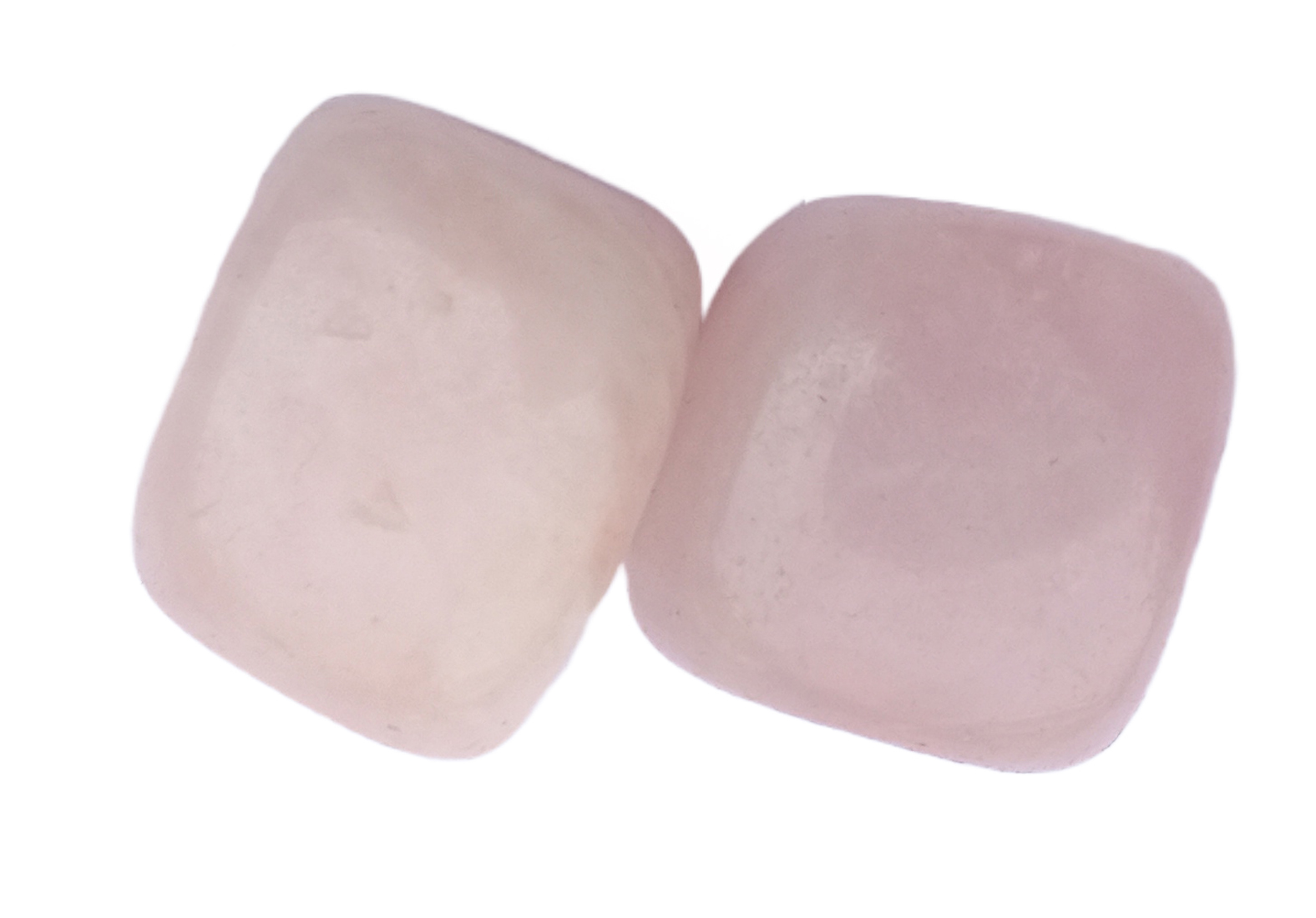 Quartz Rose tumble stone for healing and meditation (polished) brand : rocksmins
