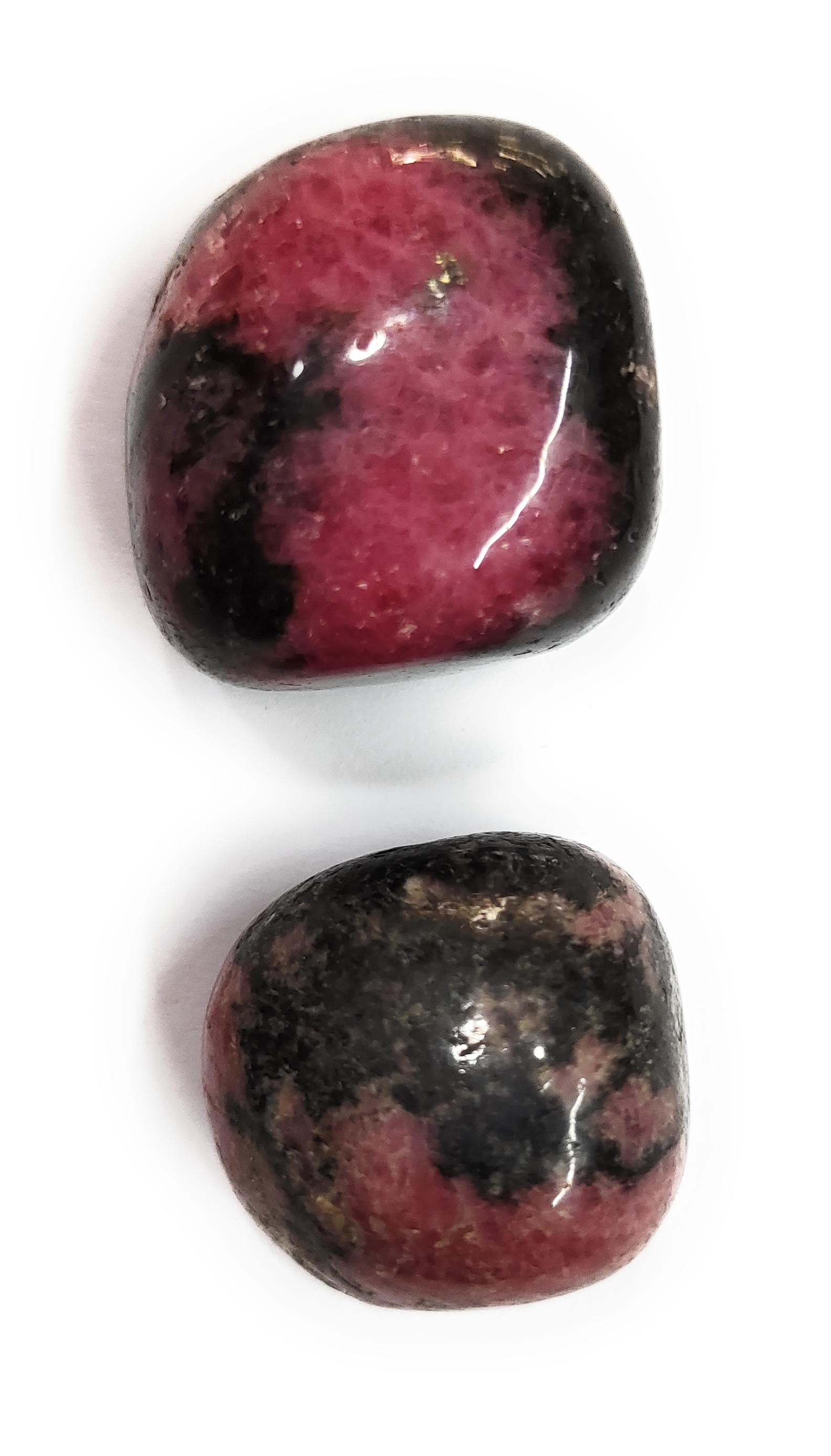 Rhodonite tumble stone for healing and meditation (polished) brand : rocksmins
