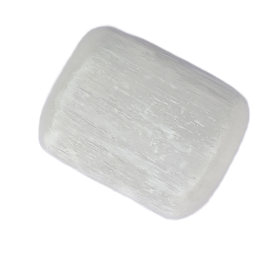 Selenite White tumble stone for healing and meditation (polished) brand : rocksmins