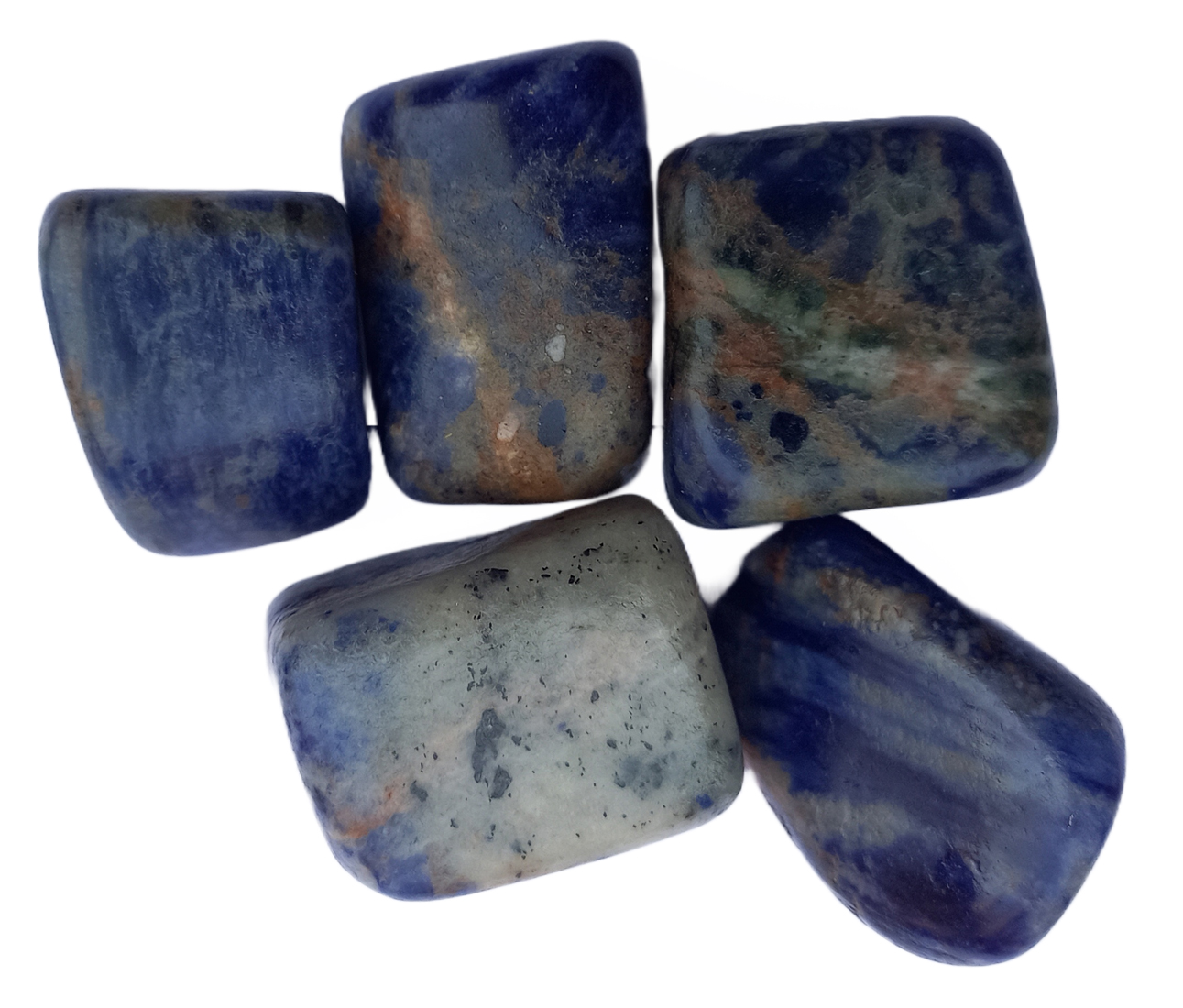 Sodalite Tumble Stone For Healing And Meditation (Polished) Brand : Rocksmins 